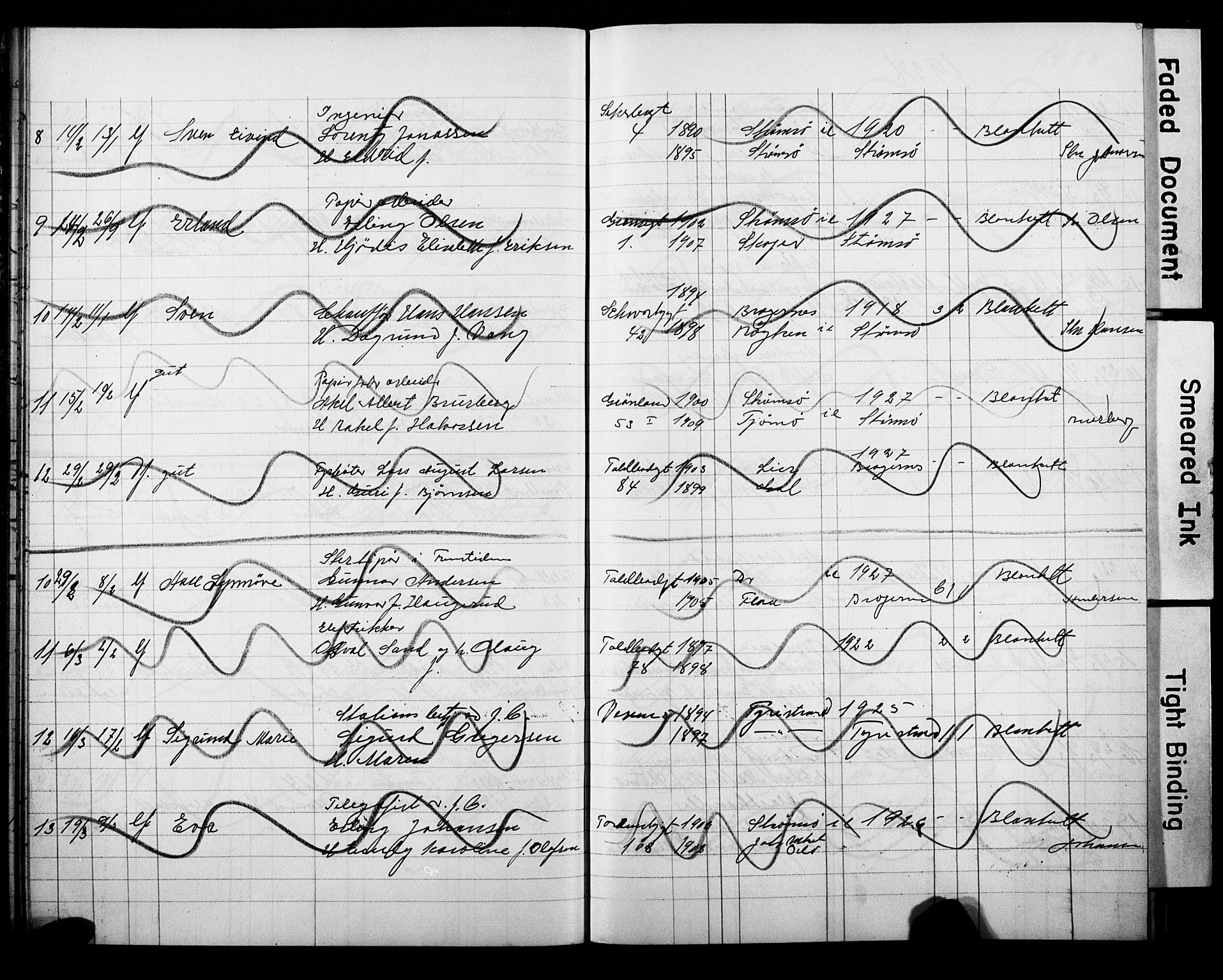 Strømsø kirkebøker, SAKO/A-246/Y/Ya/L0010: Parish register draft no. I 10, 1925-1930