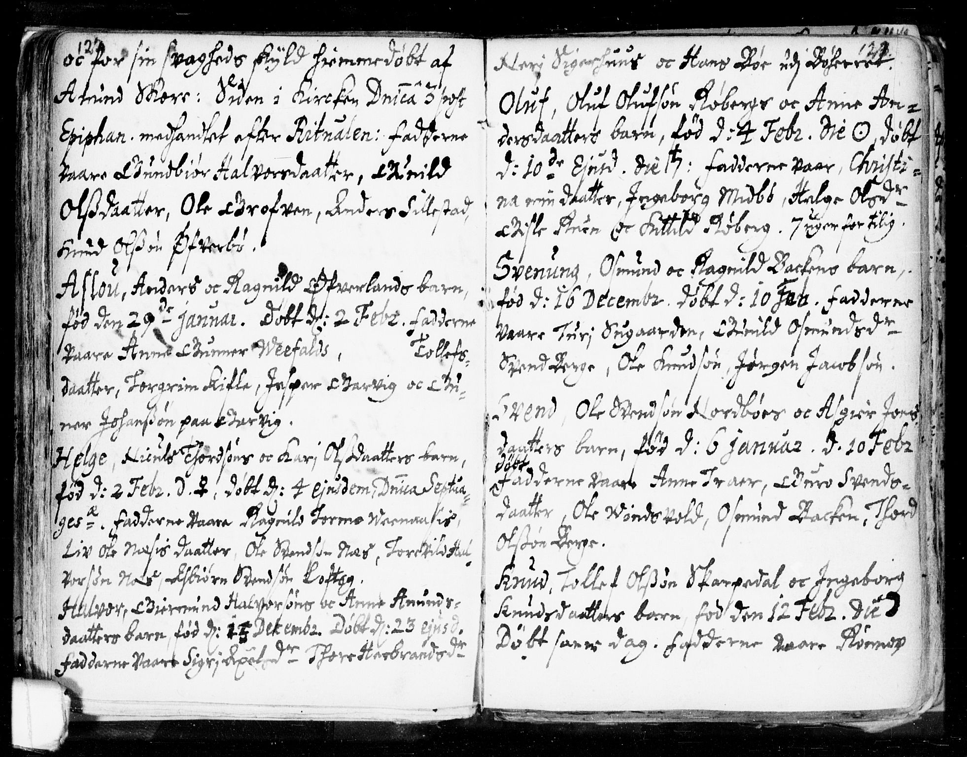 Seljord kirkebøker, SAKO/A-20/F/Fa/L0002: Parish register (official) no. I 2, 1689-1713, p. 122-123