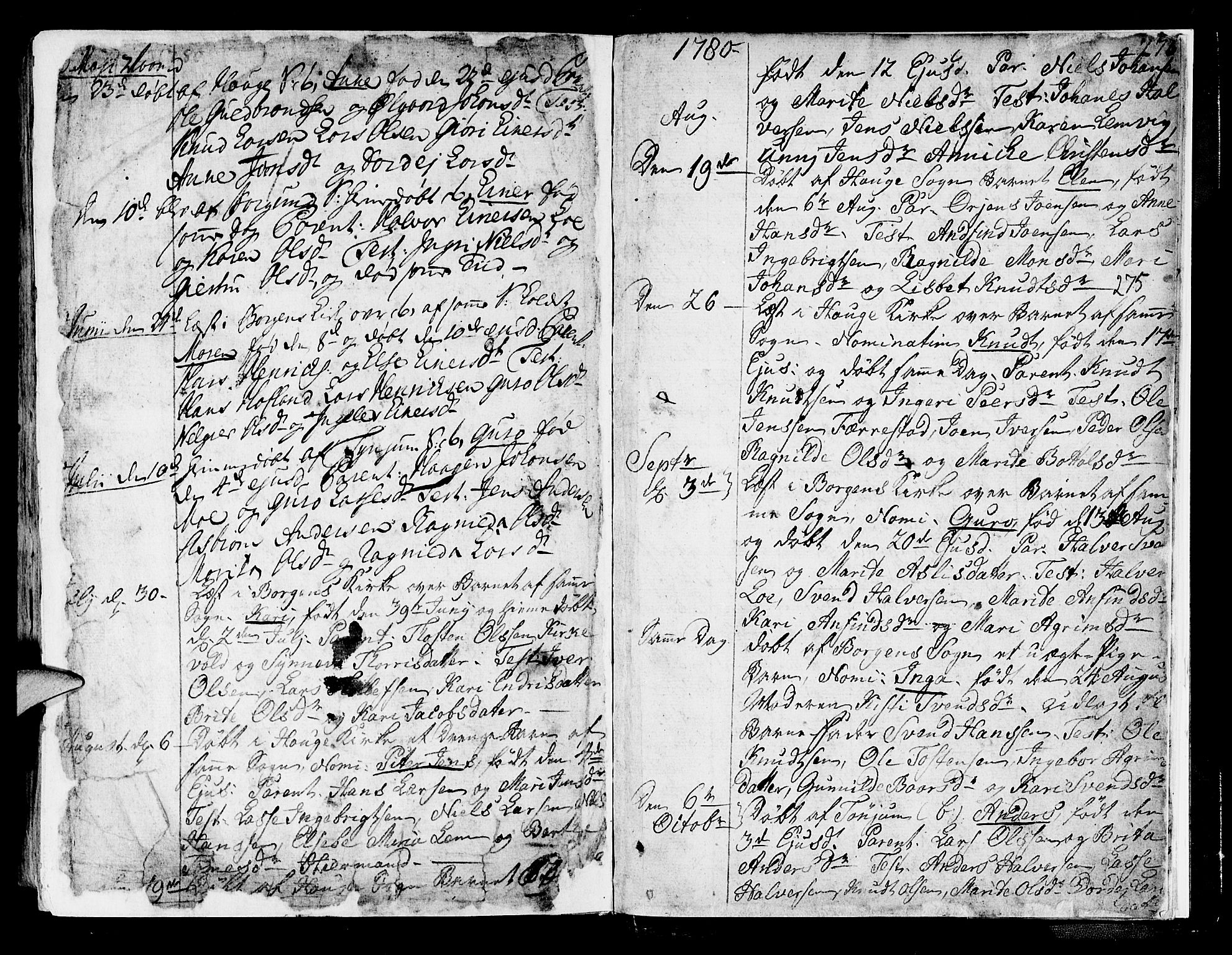 Lærdal sokneprestembete, SAB/A-81201: Parish register (official) no. A 2, 1752-1782, p. 275