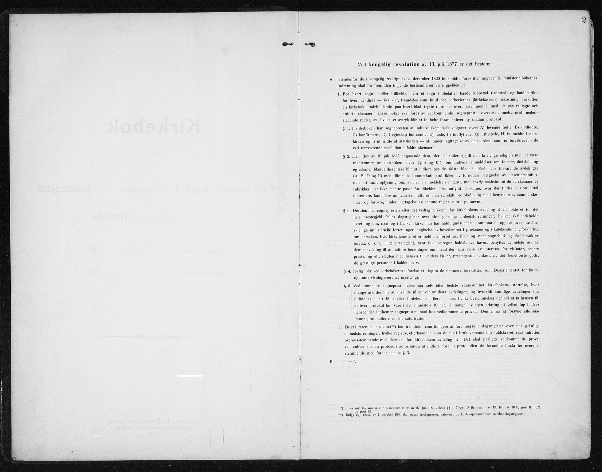 Ministerialprotokoller, klokkerbøker og fødselsregistre - Sør-Trøndelag, SAT/A-1456/641/L0599: Parish register (copy) no. 641C03, 1910-1938, p. 2