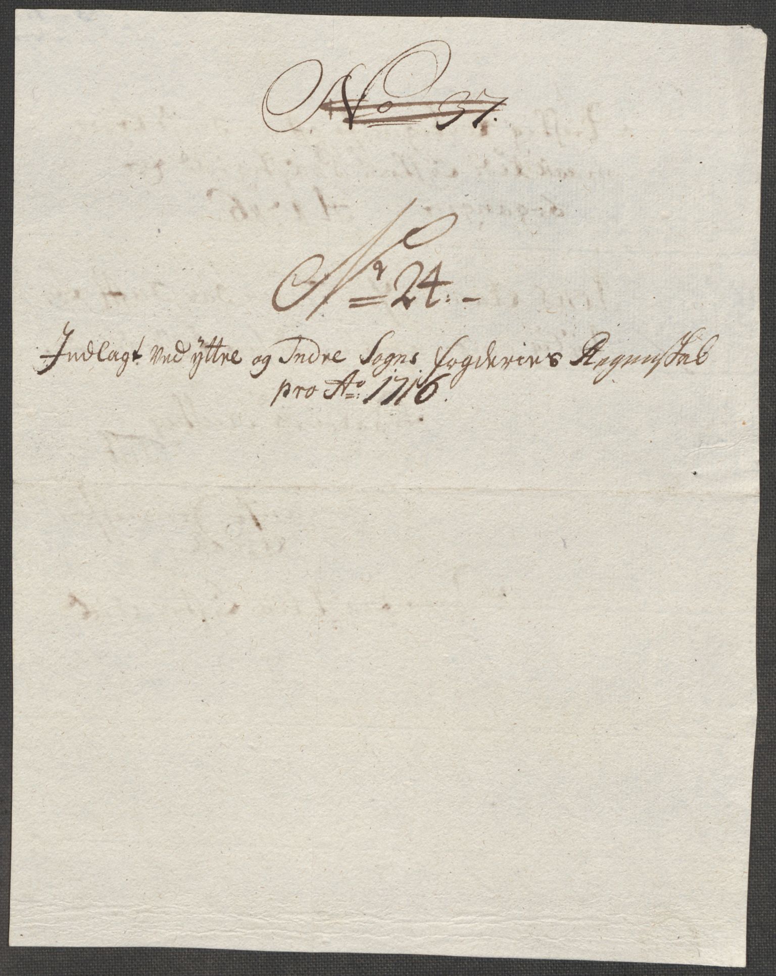 Rentekammeret inntil 1814, Reviderte regnskaper, Fogderegnskap, AV/RA-EA-4092/R52/L3320: Fogderegnskap Sogn, 1715-1716, p. 467