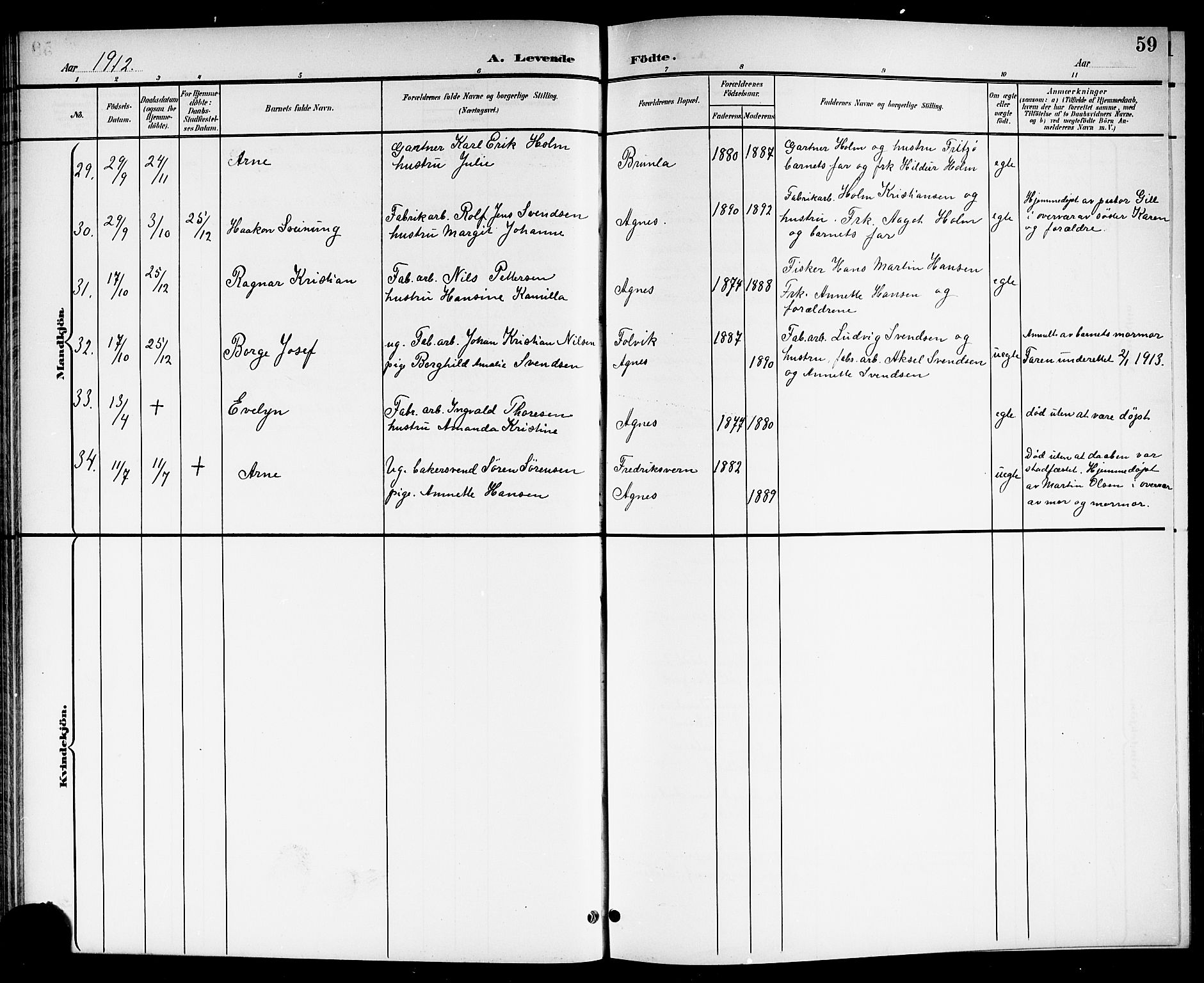 Brunlanes kirkebøker, SAKO/A-342/G/Ga/L0004: Parish register (copy) no. I 4, 1898-1921, p. 59