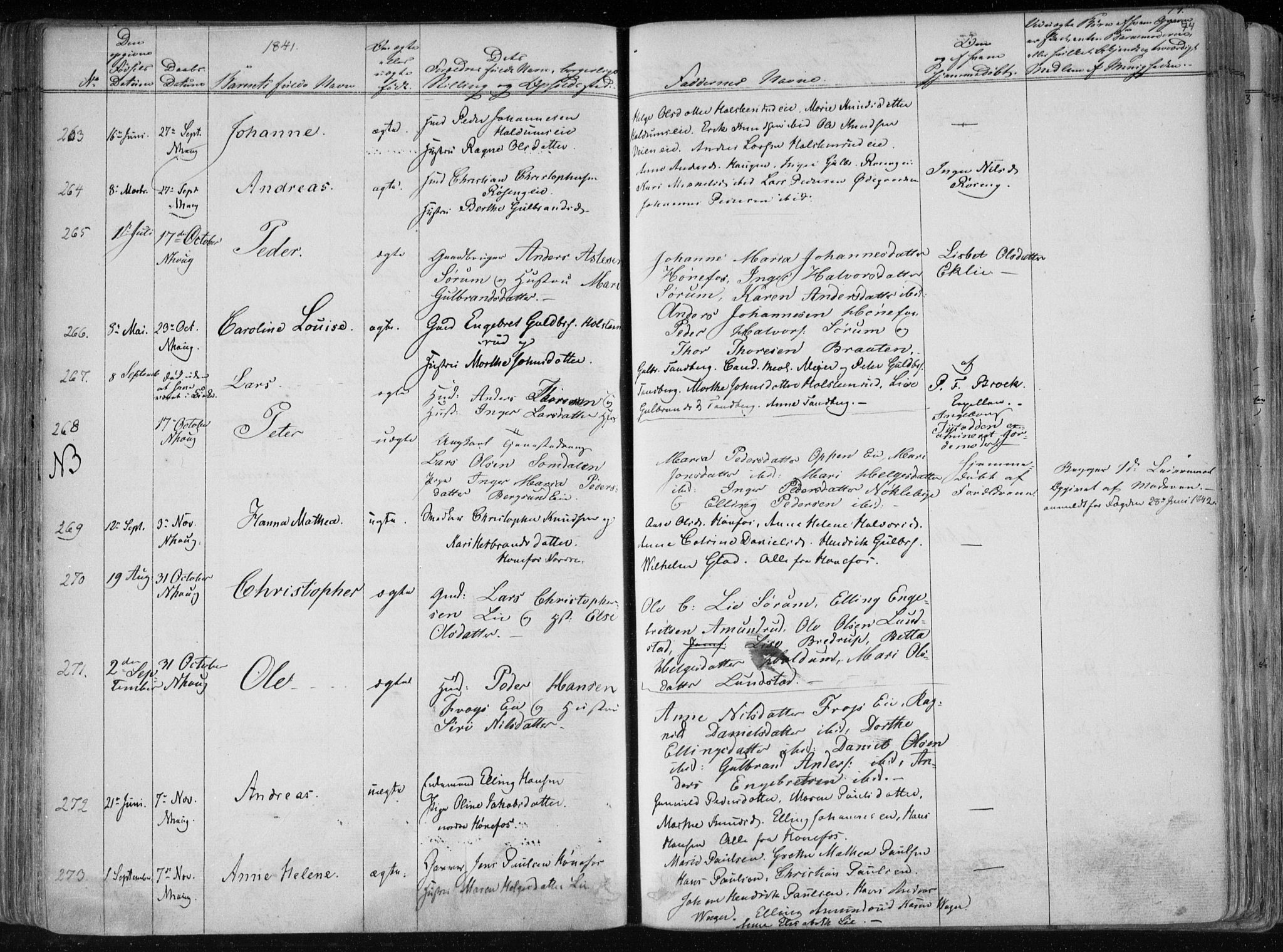 Norderhov kirkebøker, SAKO/A-237/F/Fa/L0010: Parish register (official) no. 10, 1837-1847, p. 74