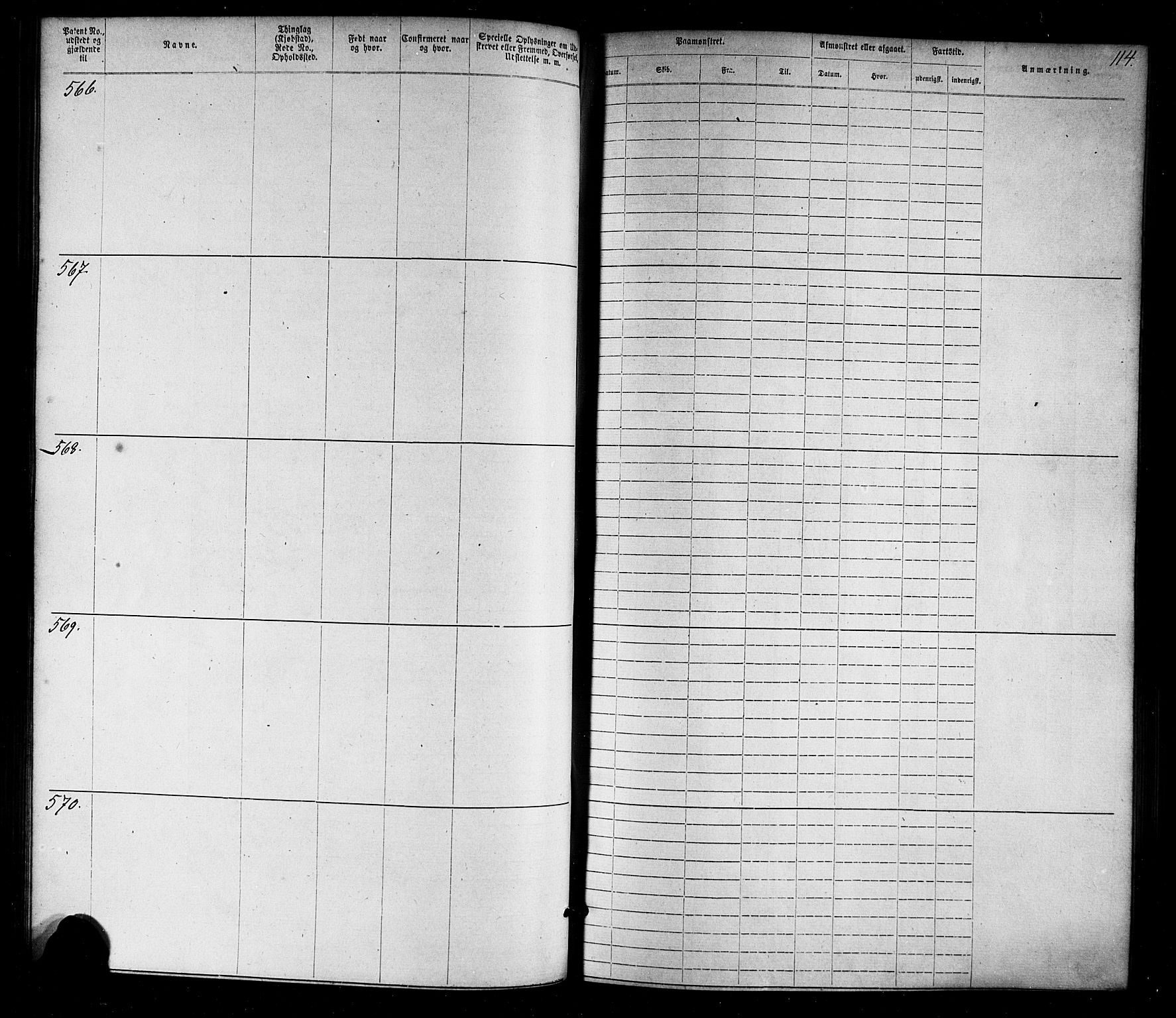 Farsund mønstringskrets, SAK/2031-0017/F/Fa/L0005: Annotasjonsrulle nr 1-1910 med register, Z-2, 1869-1877, p. 140