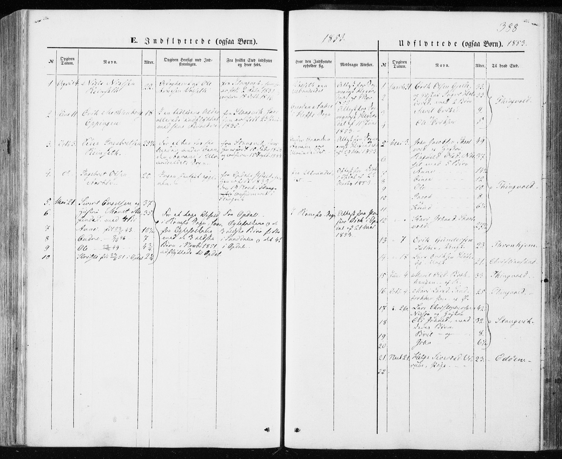 Ministerialprotokoller, klokkerbøker og fødselsregistre - Møre og Romsdal, SAT/A-1454/590/L1013: Parish register (official) no. 590A05, 1847-1877, p. 388