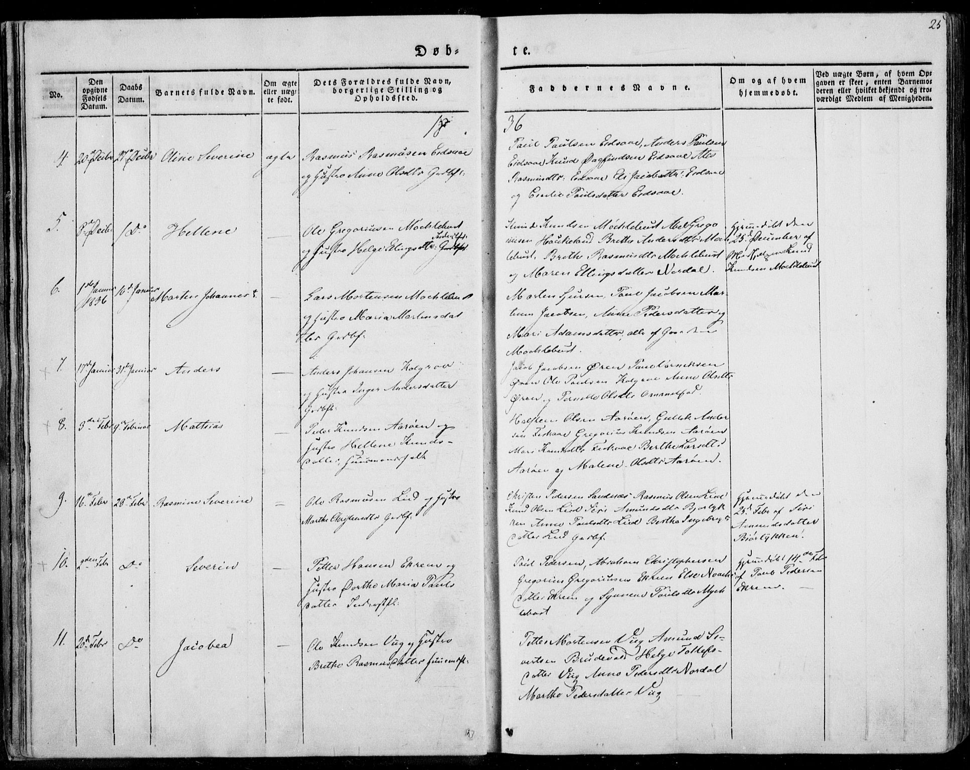 Ministerialprotokoller, klokkerbøker og fødselsregistre - Møre og Romsdal, AV/SAT-A-1454/501/L0005: Parish register (official) no. 501A05, 1831-1844, p. 25