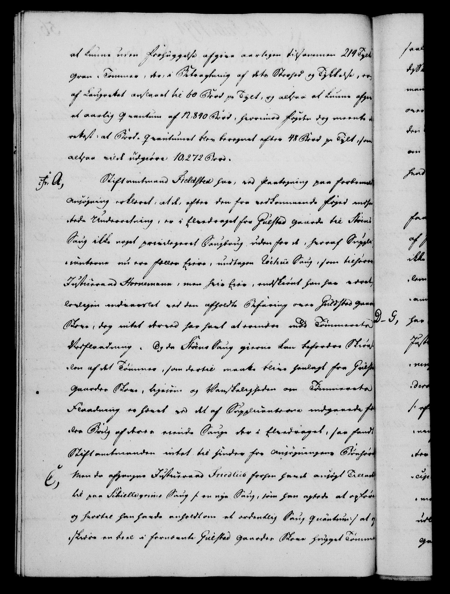 Rentekammeret, Kammerkanselliet, RA/EA-3111/G/Gf/Gfa/L0076: Norsk relasjons- og resolusjonsprotokoll (merket RK 52.76), 1794, p. 265