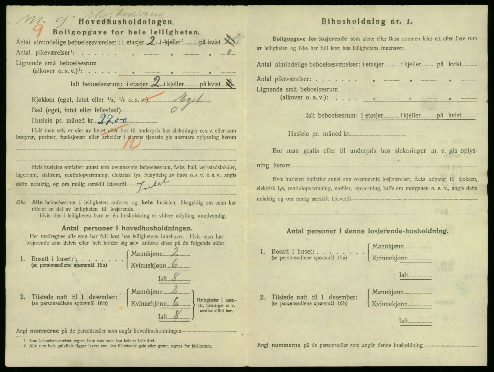 SAB, 1920 census for Bergen, 1920, p. 27642