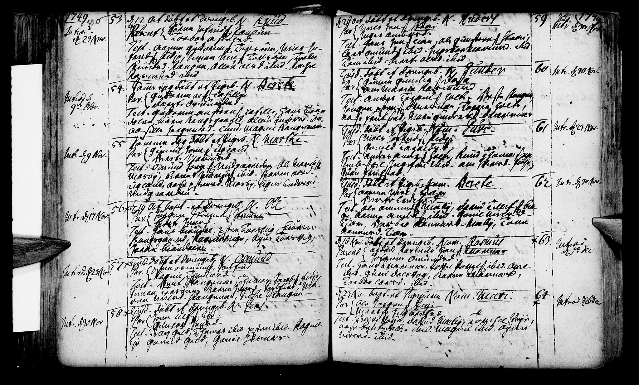 Oddernes sokneprestkontor, SAK/1111-0033/F/Fa/Faa/L0002: Parish register (official) no. A 2, 1719-1764, p. 320-321