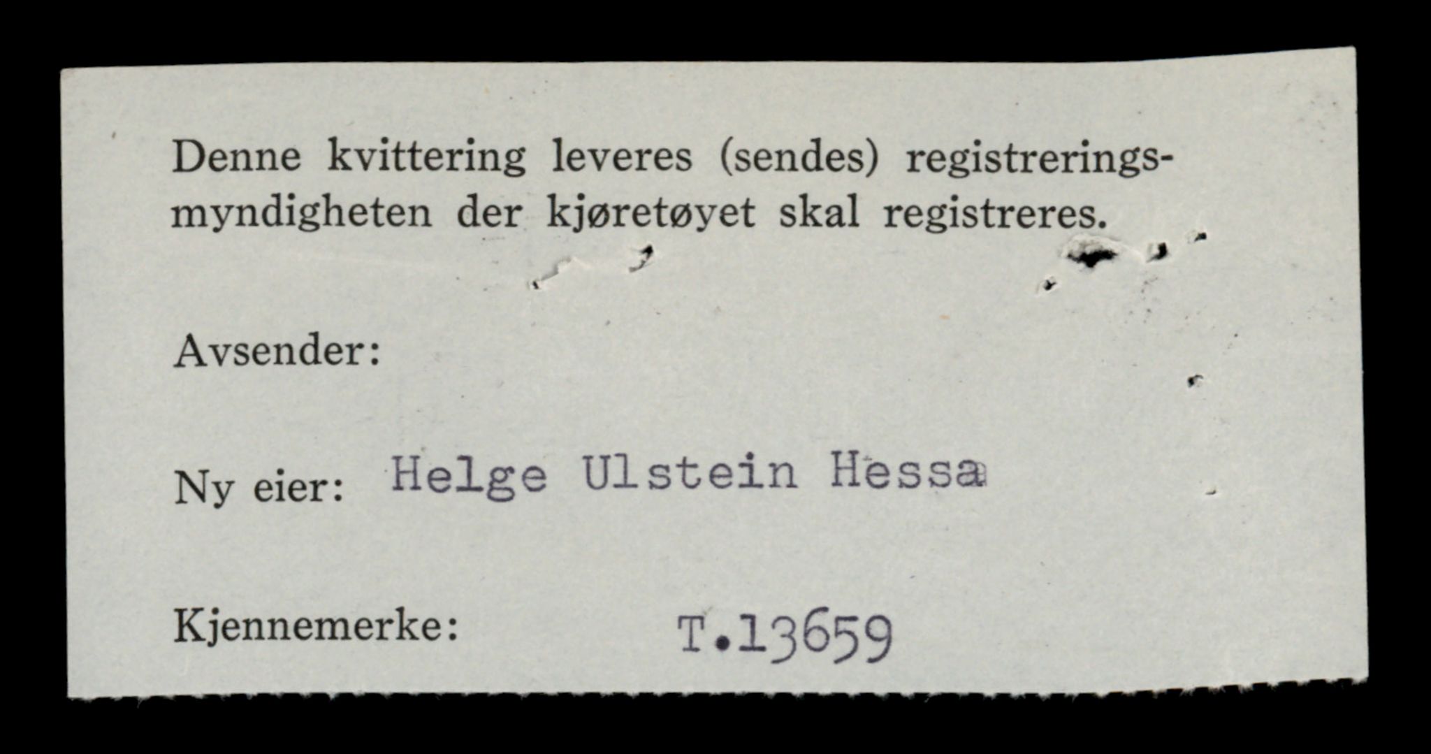 Møre og Romsdal vegkontor - Ålesund trafikkstasjon, AV/SAT-A-4099/F/Fe/L0040: Registreringskort for kjøretøy T 13531 - T 13709, 1927-1998, p. 2260