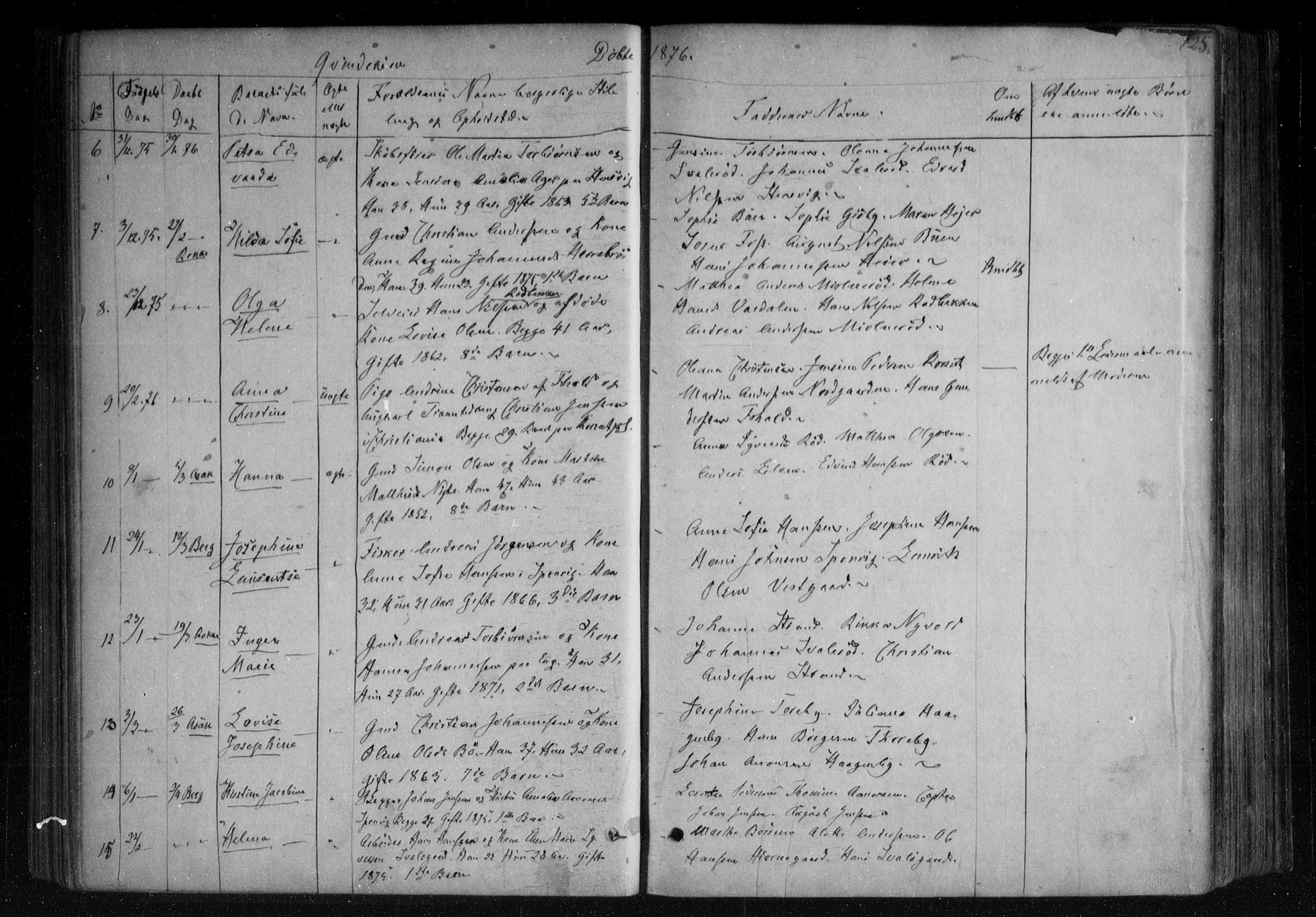 Berg prestekontor Kirkebøker, SAO/A-10902/F/Fa/L0005: Parish register (official) no. I 5, 1861-1877, p. 125