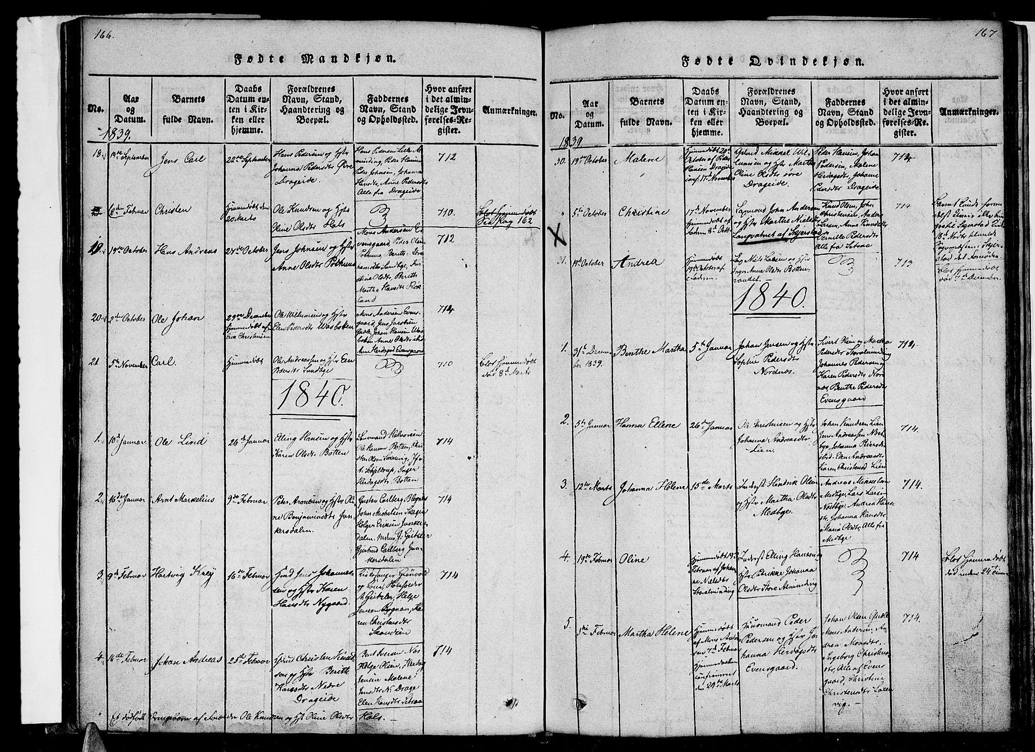 Ministerialprotokoller, klokkerbøker og fødselsregistre - Nordland, SAT/A-1459/847/L0665: Parish register (official) no. 847A05, 1818-1841, p. 166-167