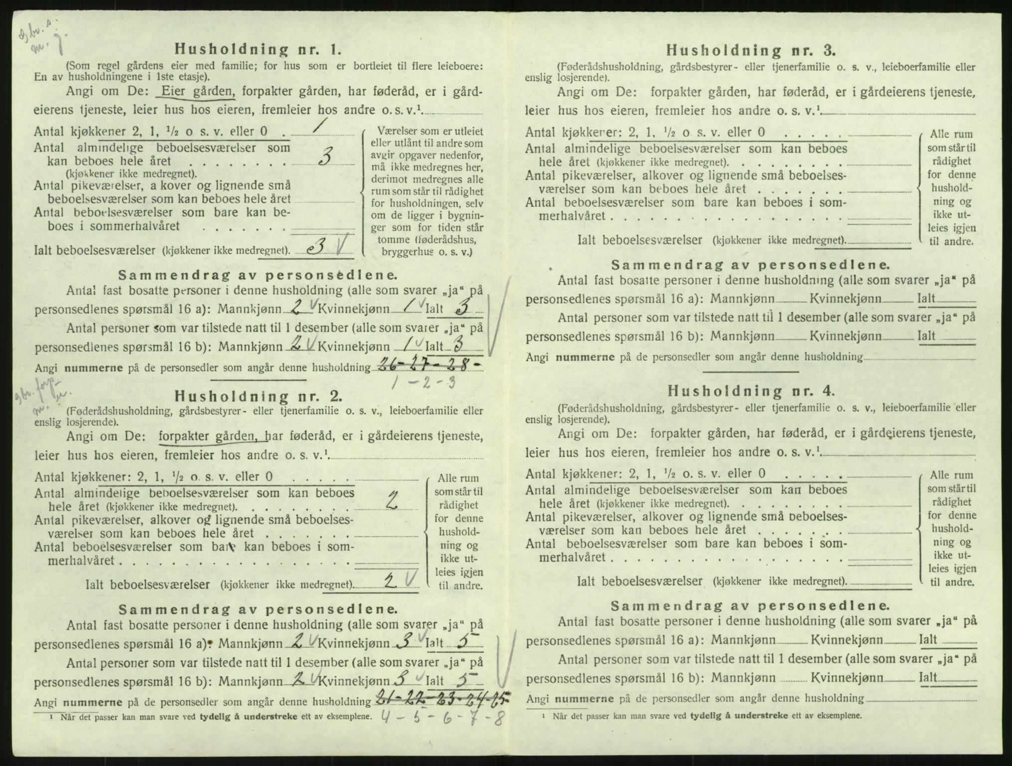 SAK, 1920 census for Iveland, 1920, p. 248