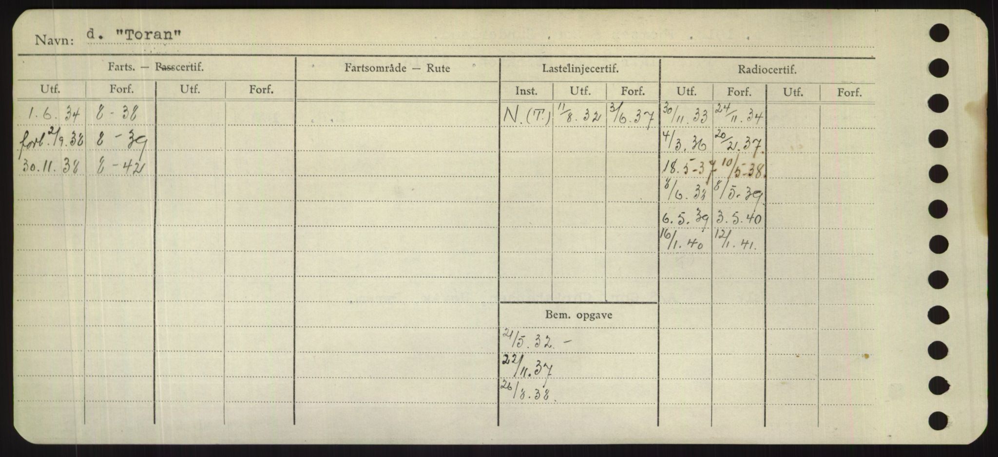 Sjøfartsdirektoratet med forløpere, Skipsmålingen, AV/RA-S-1627/H/Hd/L0039: Fartøy, Ti-Tø, p. 244