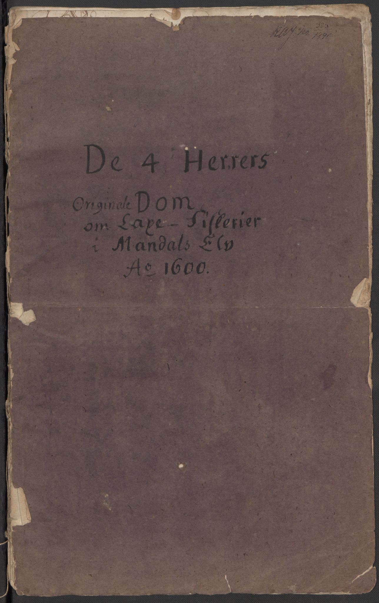 Riksarkivets diplomsamling, AV/RA-EA-5965/F15/L0036: Prestearkiv - Vest-Agder, 1600-1774, p. 22