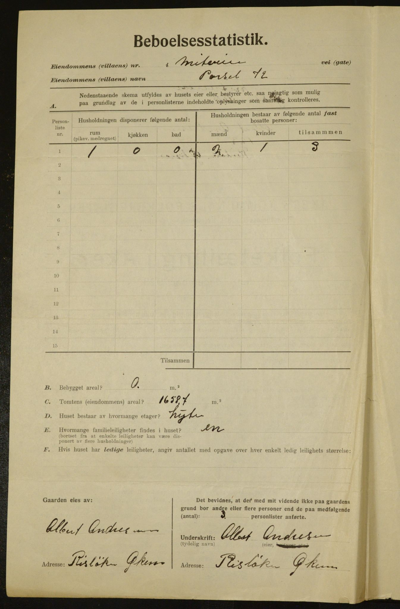 , Municipal Census 1923 for Aker, 1923, p. 28986