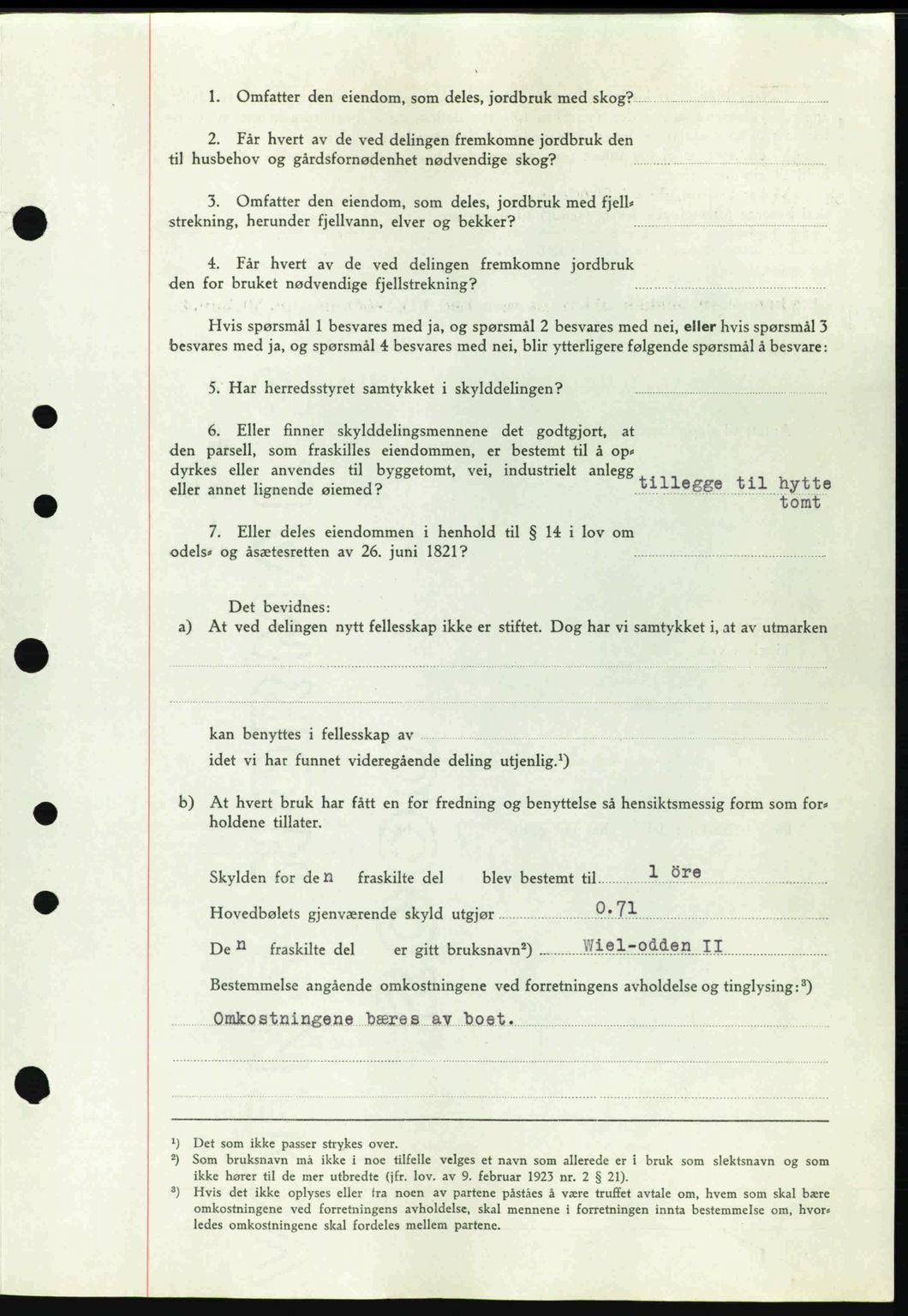 Tønsberg sorenskriveri, AV/SAKO-A-130/G/Ga/Gaa/L0009: Mortgage book no. A9, 1940-1941, Diary no: : 1945/1940