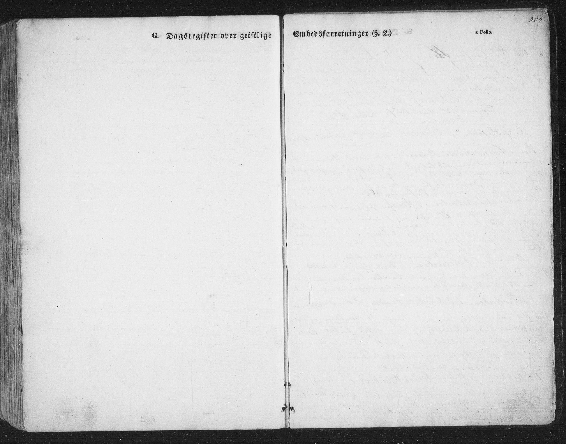 Tromsø sokneprestkontor/stiftsprosti/domprosti, AV/SATØ-S-1343/G/Ga/L0011kirke: Parish register (official) no. 11, 1856-1865, p. 305