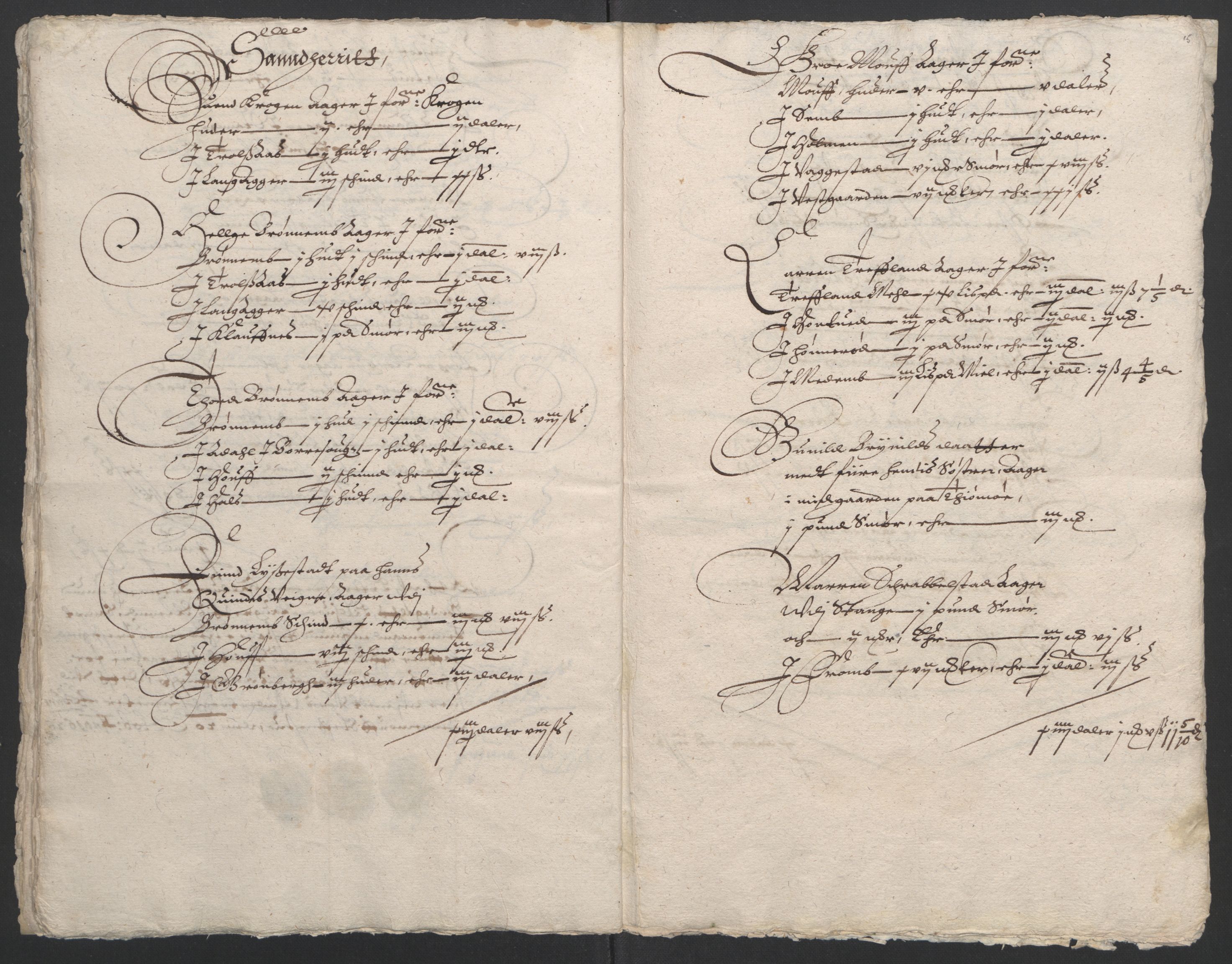 Stattholderembetet 1572-1771, AV/RA-EA-2870/Ek/L0009/0001: Jordebøker til utlikning av rosstjeneste 1624-1626: / Odelsjordebøker for noen vikværske len, 1624-1626, p. 238