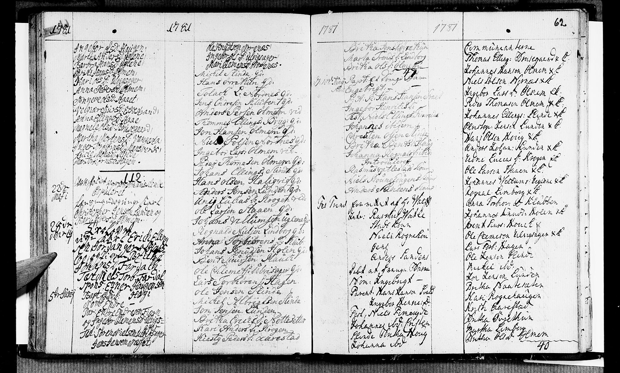 Sogndal sokneprestembete, AV/SAB-A-81301/H/Haa/Haaa/L0006: Parish register (official) no. A 6, 1770-1782, p. 62