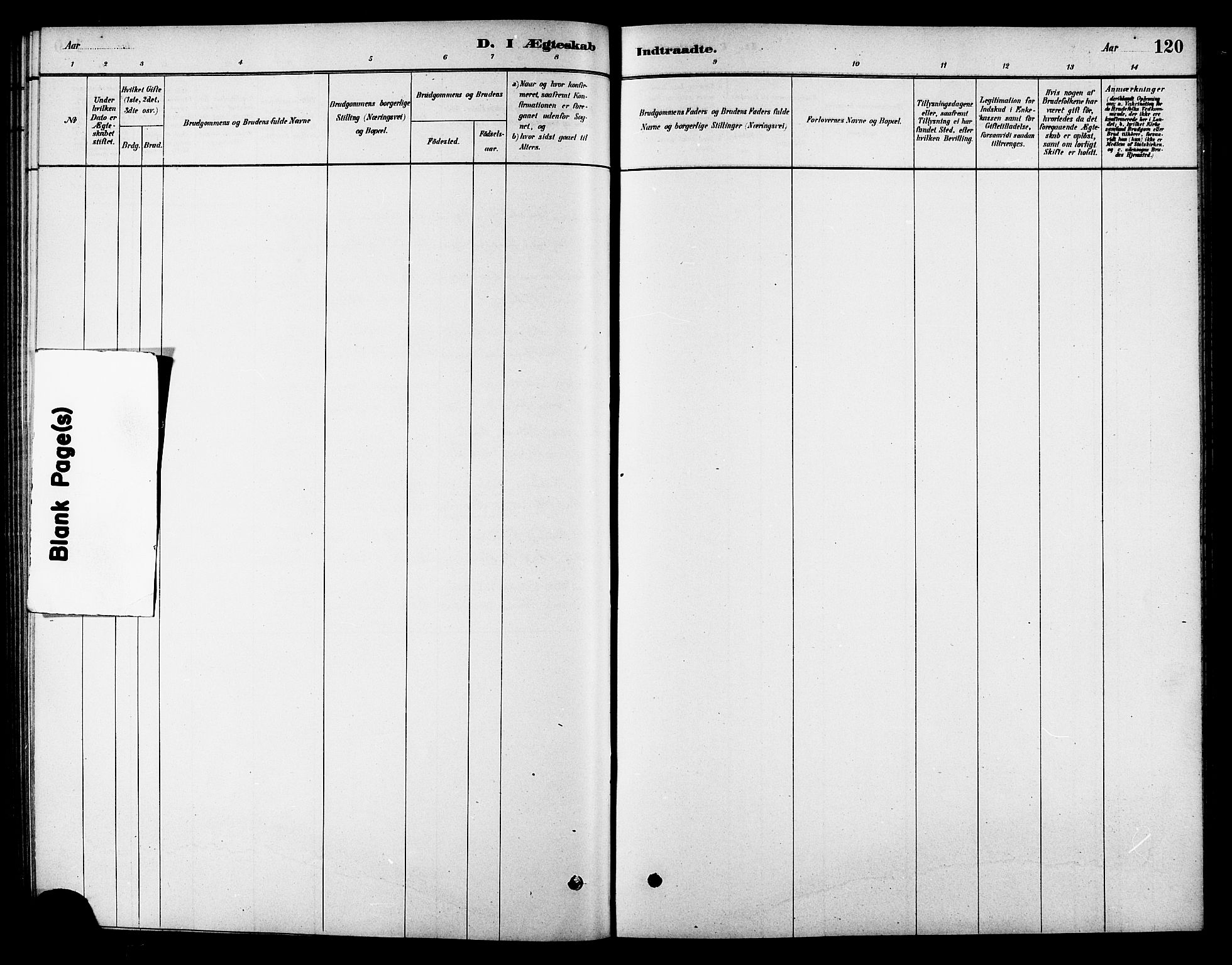 Ministerialprotokoller, klokkerbøker og fødselsregistre - Sør-Trøndelag, SAT/A-1456/688/L1024: Parish register (official) no. 688A01, 1879-1890, p. 120