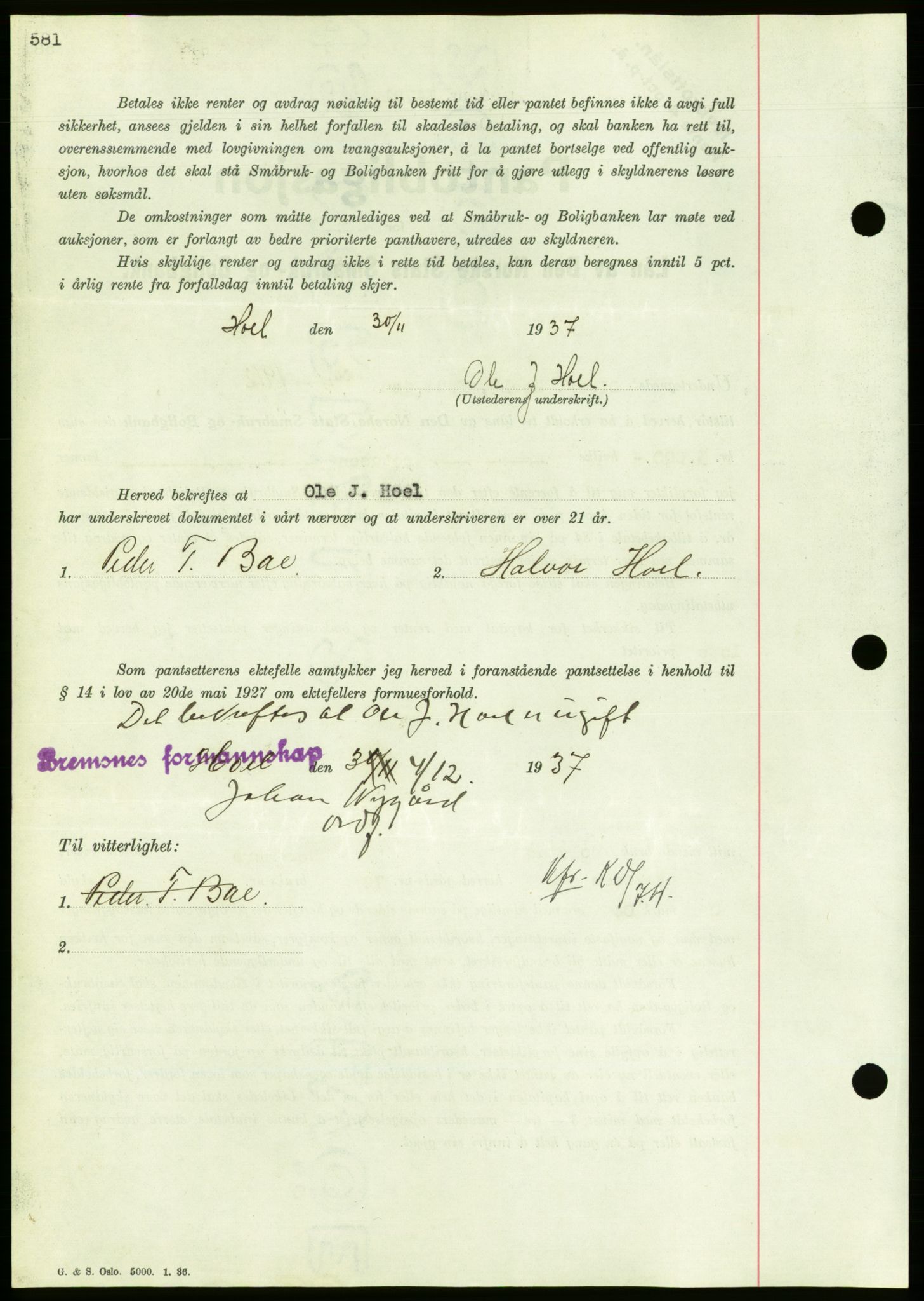 Nordmøre sorenskriveri, AV/SAT-A-4132/1/2/2Ca/L0092: Mortgage book no. B82, 1937-1938, Diary no: : 118/1938