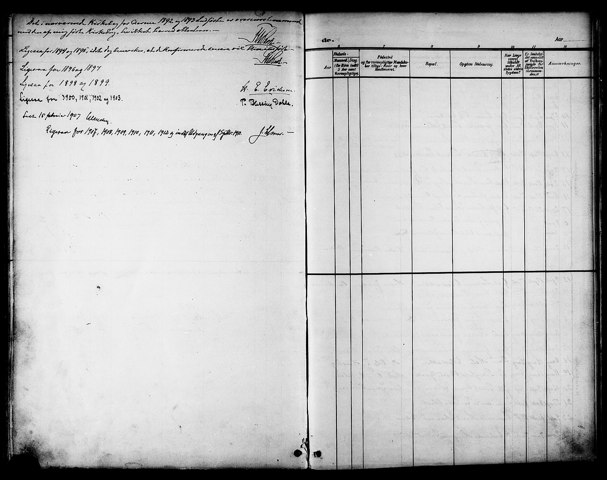 Ministerialprotokoller, klokkerbøker og fødselsregistre - Nord-Trøndelag, AV/SAT-A-1458/709/L0087: Parish register (copy) no. 709C01, 1892-1913