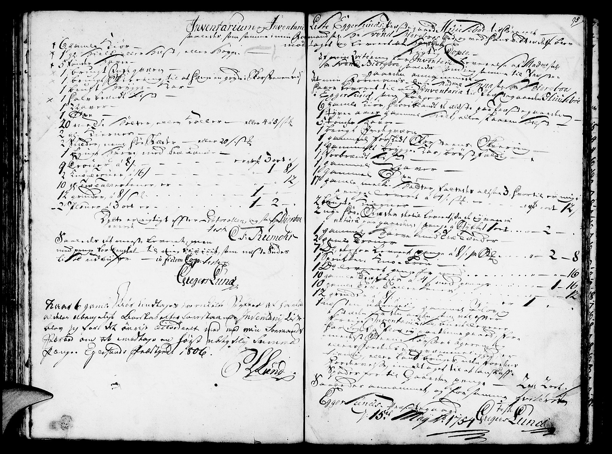 Eigersund sokneprestkontor, SAST/A-101807/S08/L0003: Parish register (official) no. A 3, 1758-1775, p. 95