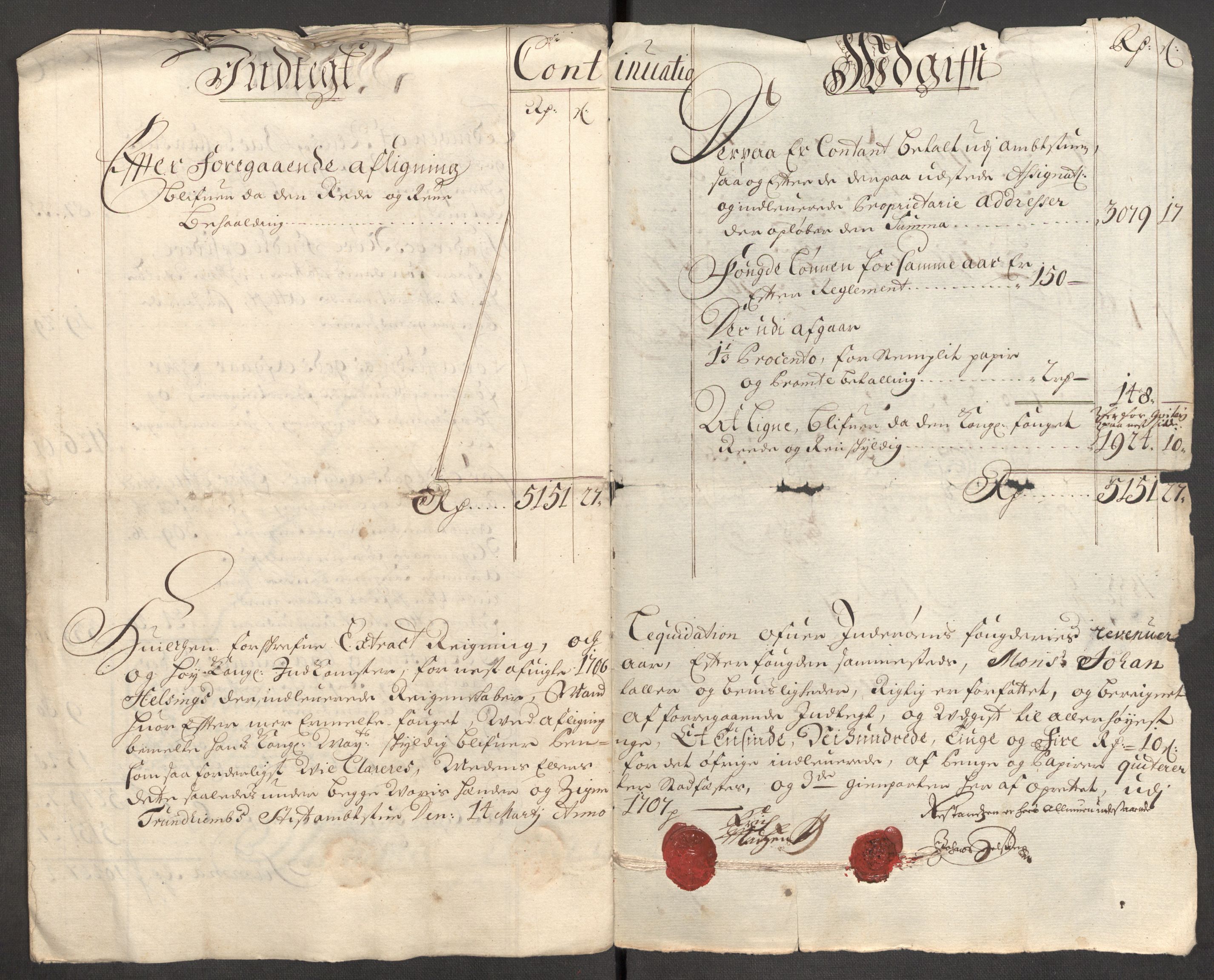 Rentekammeret inntil 1814, Reviderte regnskaper, Fogderegnskap, AV/RA-EA-4092/R63/L4315: Fogderegnskap Inderøy, 1706-1707, p. 21