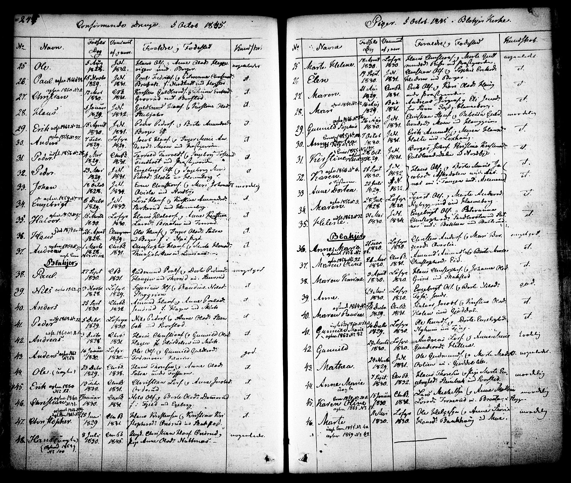 Aurskog prestekontor Kirkebøker, SAO/A-10304a/F/Fa/L0006: Parish register (official) no. I 6, 1829-1853, p. 244