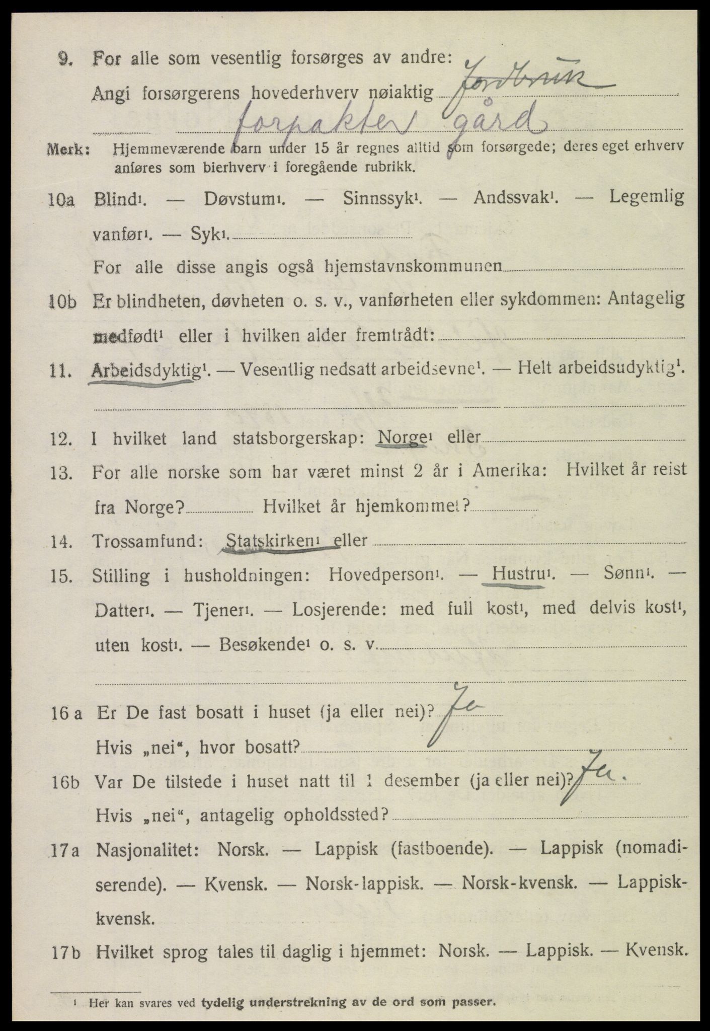 SAT, 1920 census for Frol, 1920, p. 2814