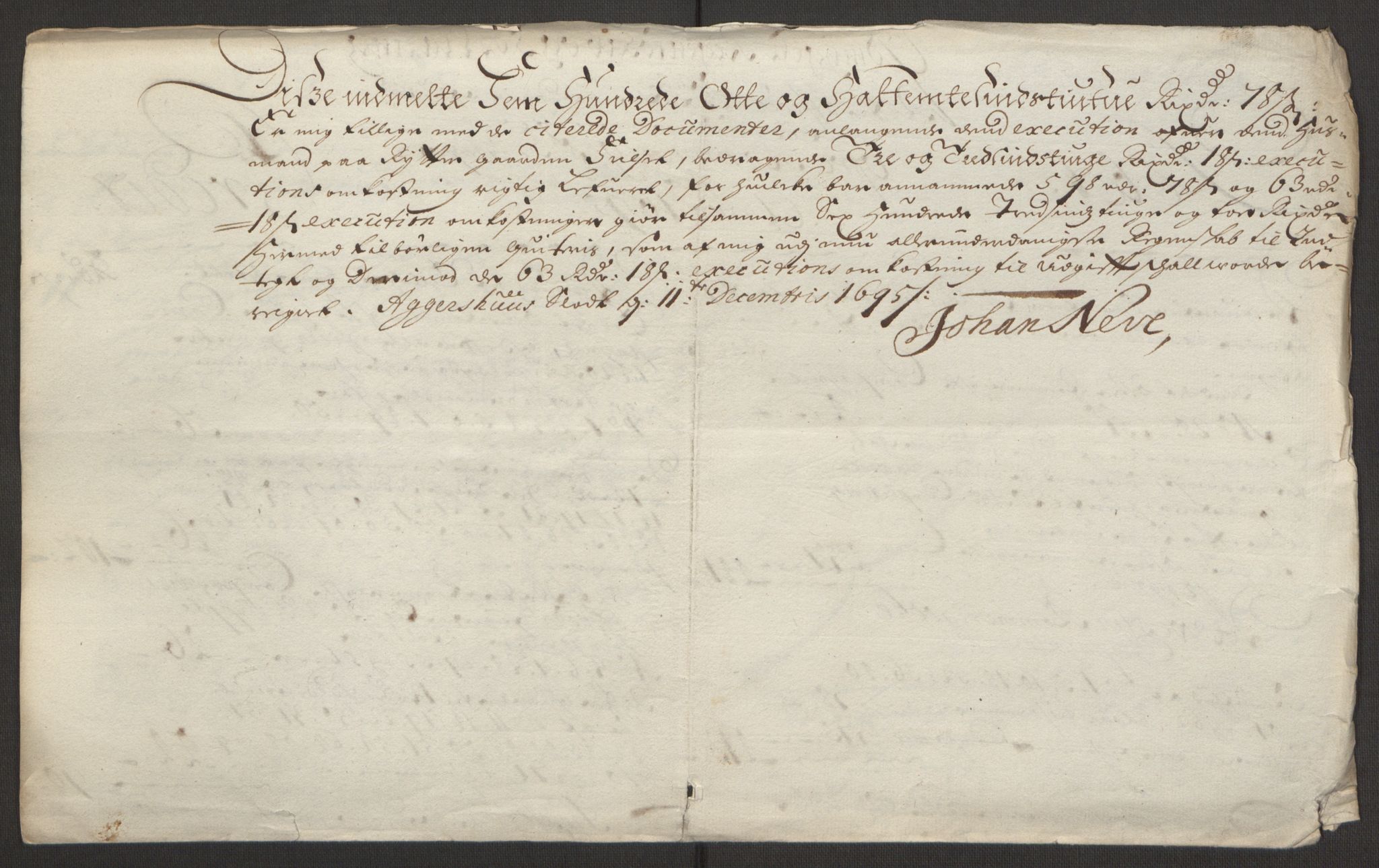 Rentekammeret inntil 1814, Reviderte regnskaper, Fogderegnskap, AV/RA-EA-4092/R12/L0707: Fogderegnskap Øvre Romerike, 1695, p. 259