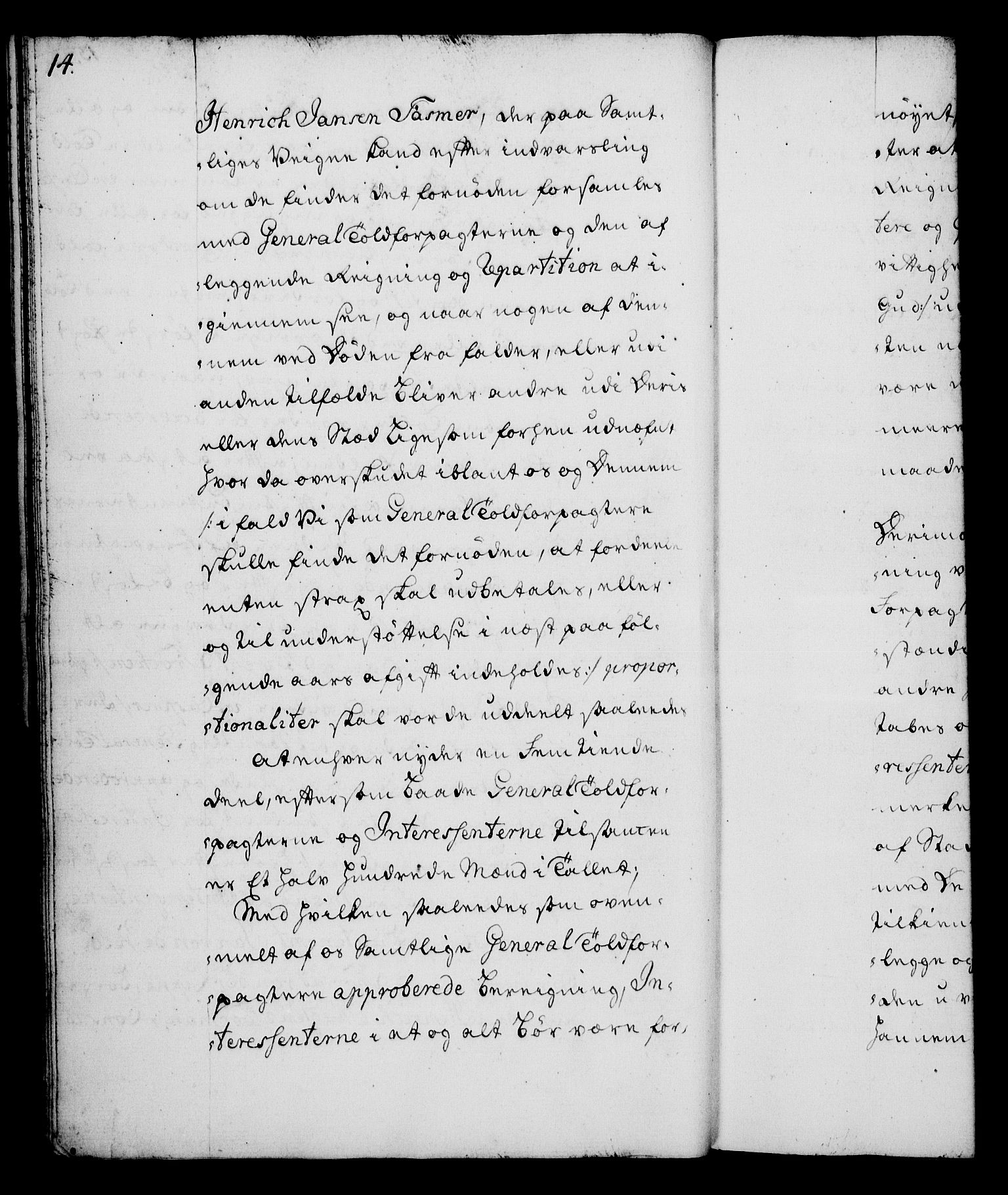 Rentekammeret, Kammerkanselliet, AV/RA-EA-3111/G/Gg/Gga/L0006: Norsk ekspedisjonsprotokoll med register (merket RK 53.6), 1749-1759, p. 14