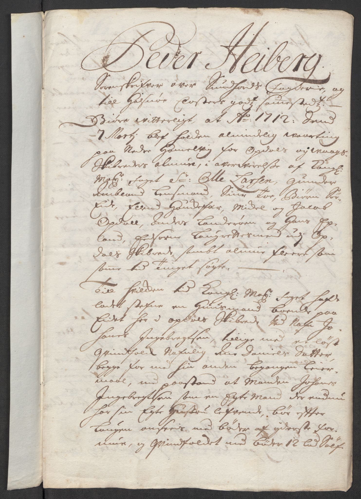 Rentekammeret inntil 1814, Reviderte regnskaper, Fogderegnskap, AV/RA-EA-4092/R48/L2988: Fogderegnskap Sunnhordland og Hardanger, 1712, p. 237