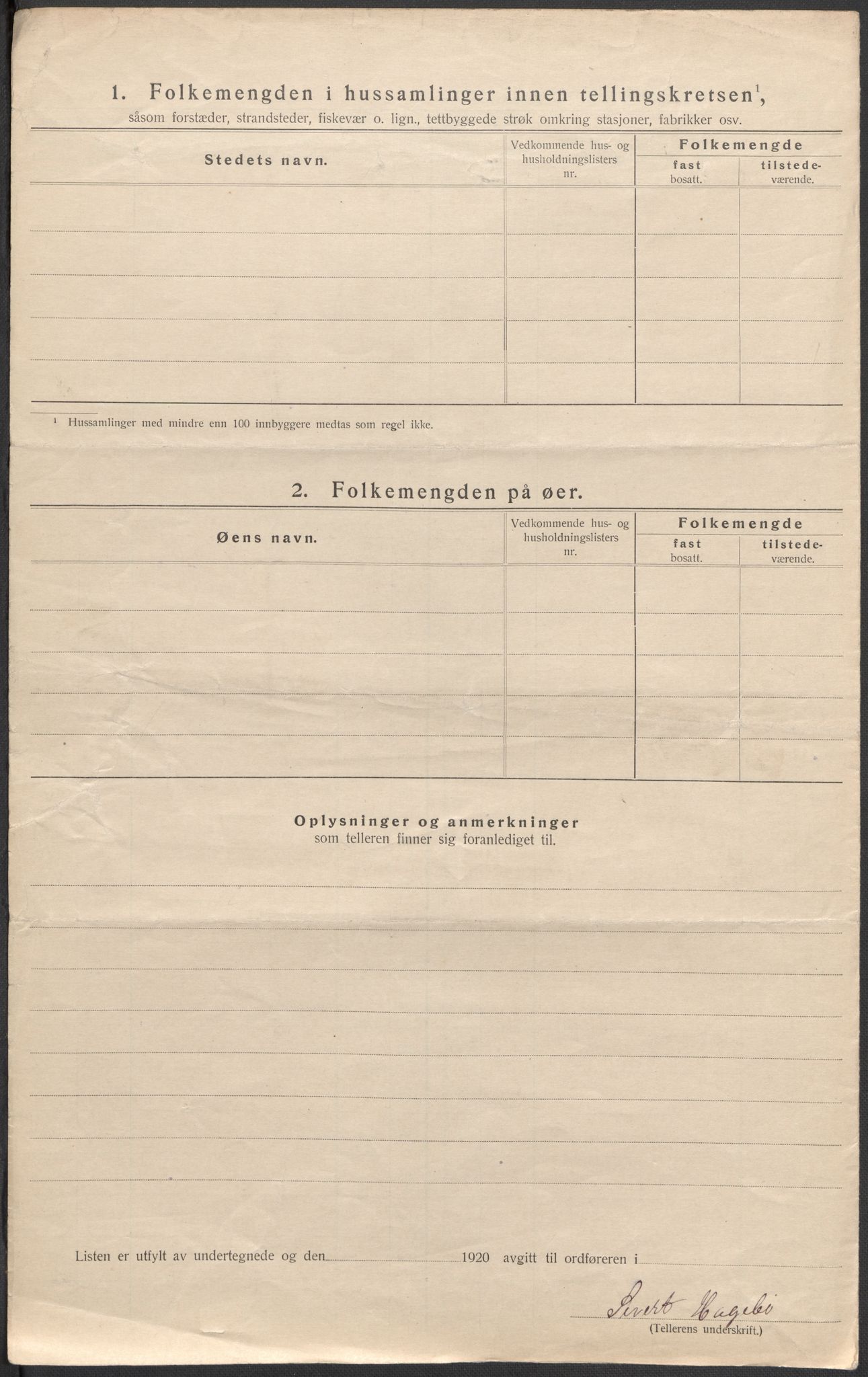 SAB, 1920 census for Haus, 1920, p. 32