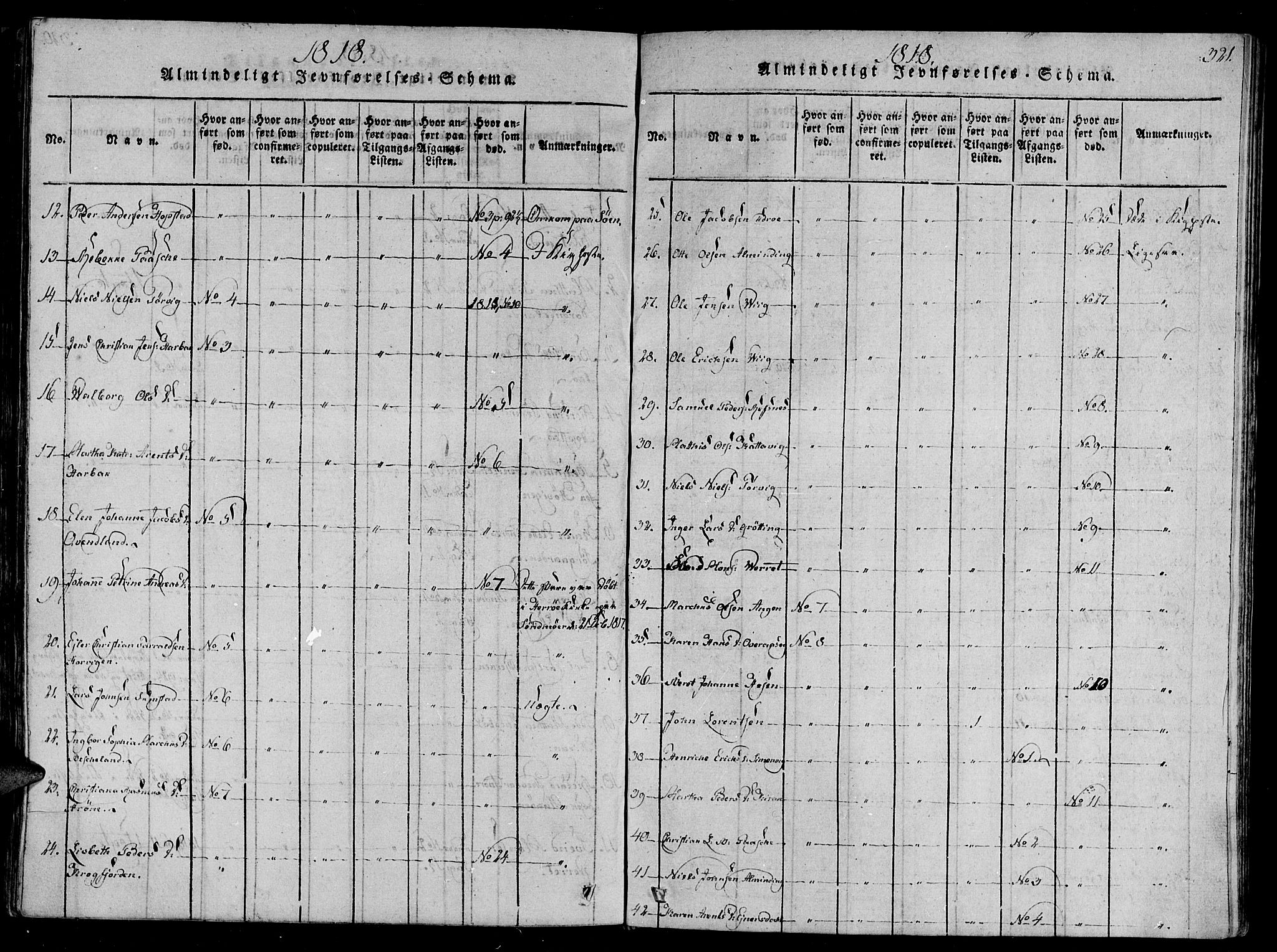 Ministerialprotokoller, klokkerbøker og fødselsregistre - Sør-Trøndelag, SAT/A-1456/657/L0702: Parish register (official) no. 657A03, 1818-1831, p. 321