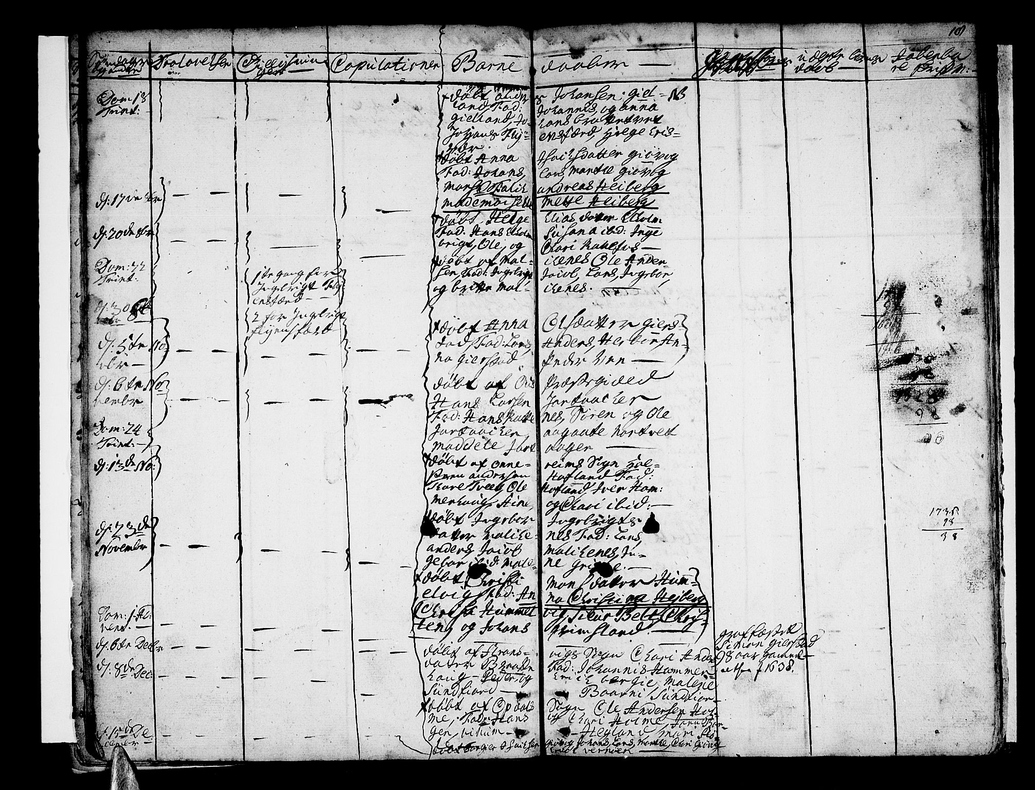 Tysnes sokneprestembete, AV/SAB-A-78601/H/Haa: Parish register (official) no. A 2 /1, 1732-1804, p. 18