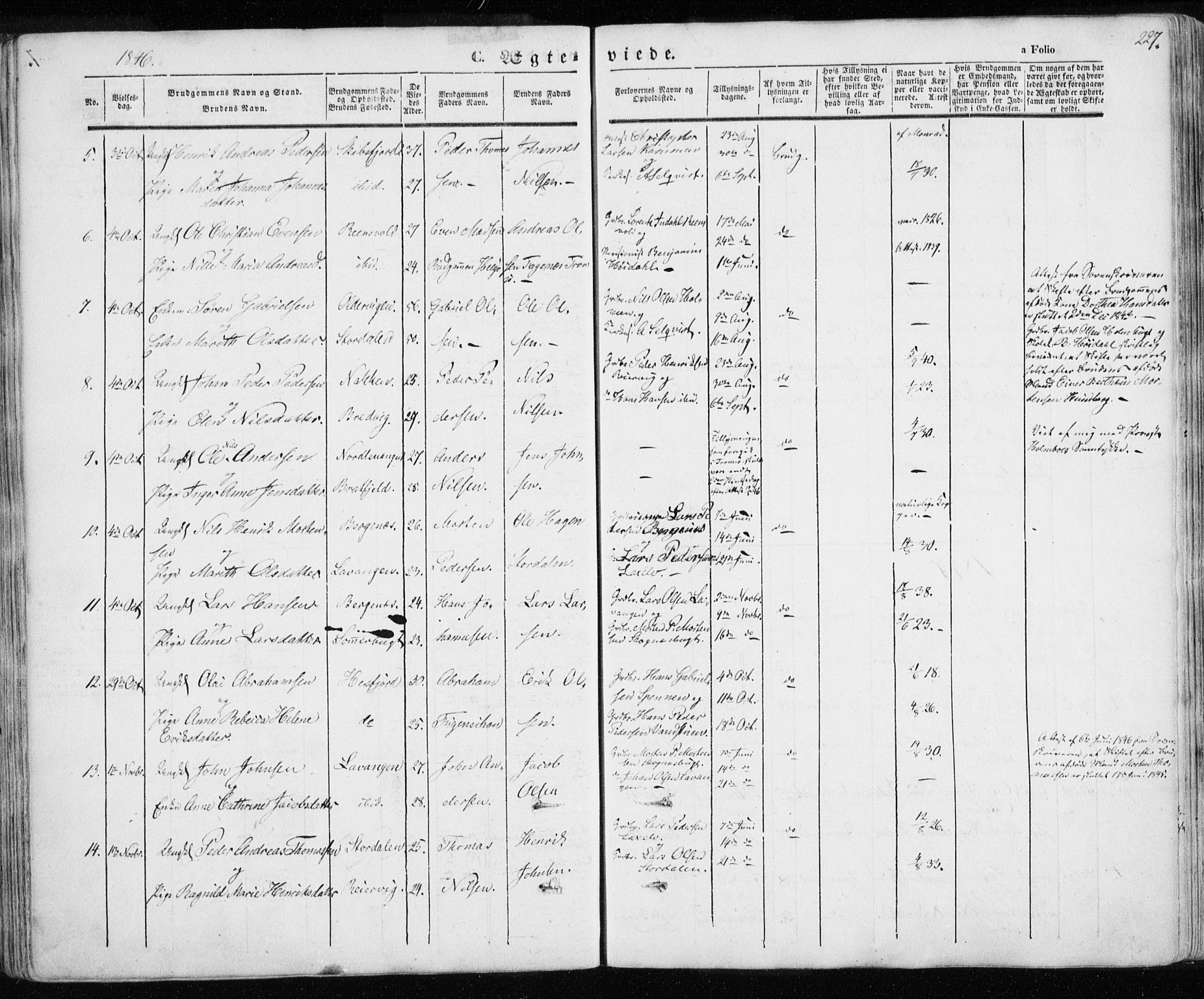 Karlsøy sokneprestembete, SATØ/S-1299/H/Ha/Haa/L0003kirke: Parish register (official) no. 3, 1843-1860, p. 227