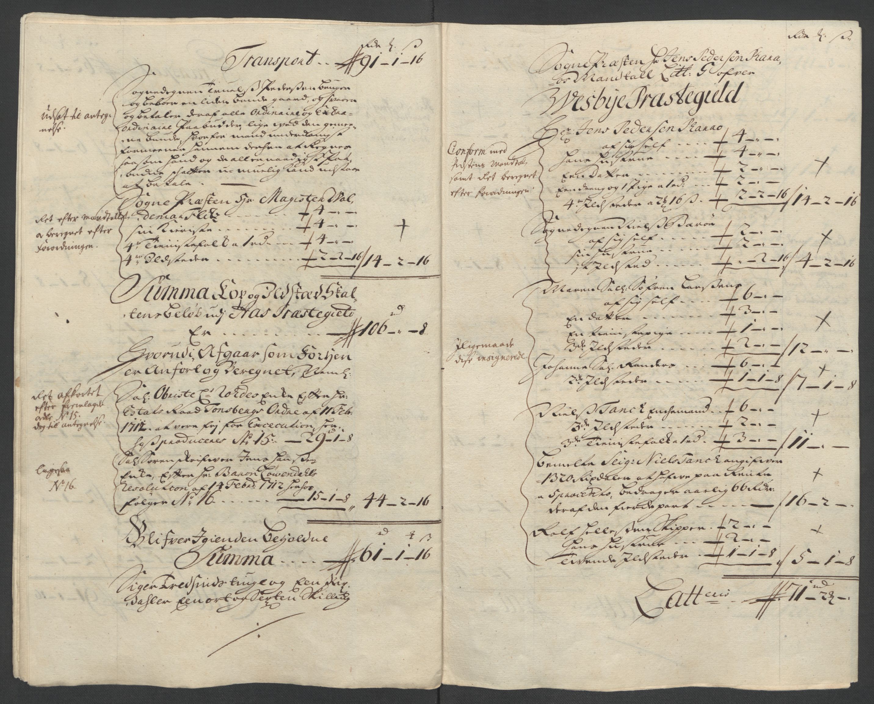 Rentekammeret inntil 1814, Reviderte regnskaper, Fogderegnskap, AV/RA-EA-4092/R10/L0448: Fogderegnskap Aker og Follo, 1710-1711, p. 299