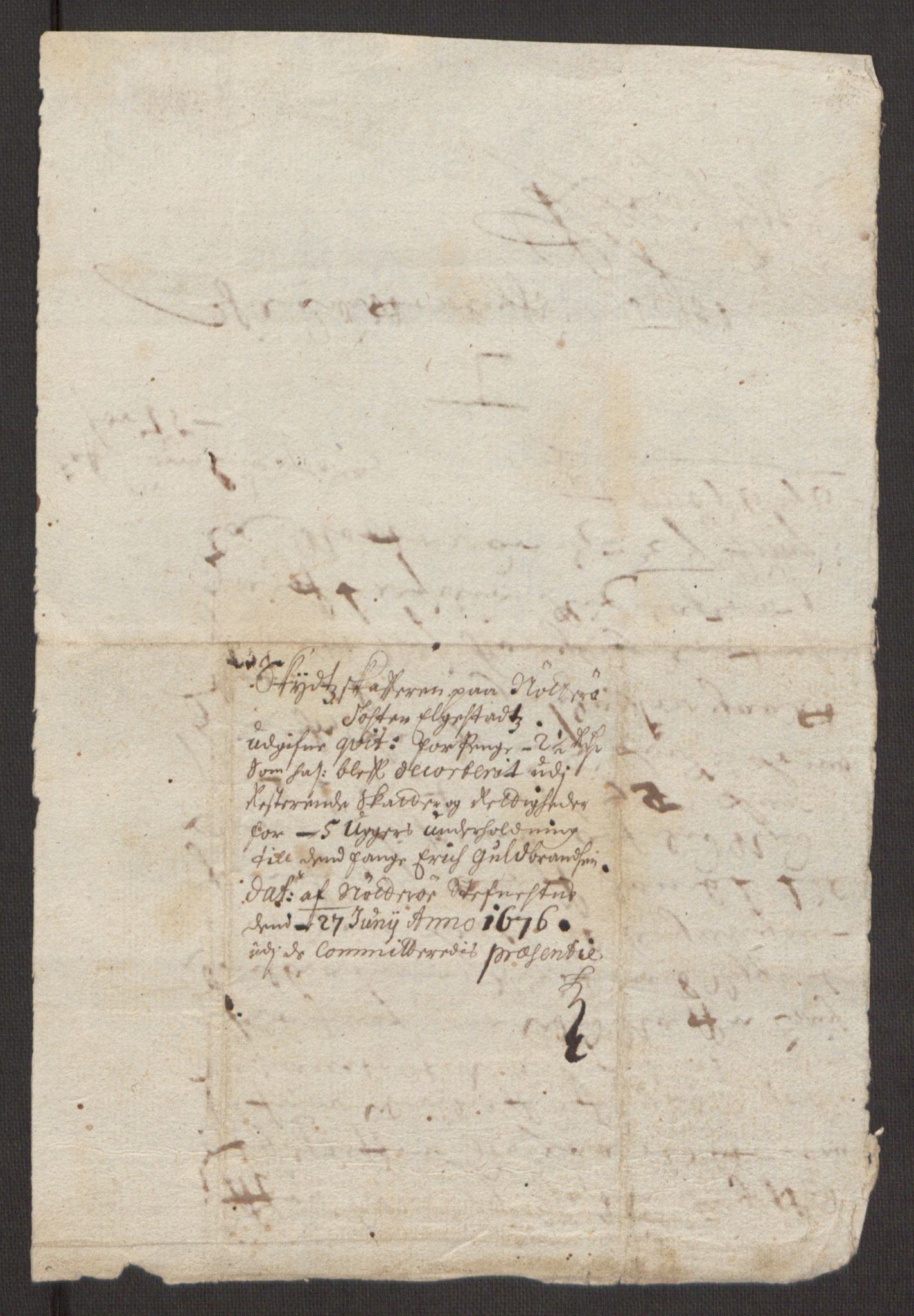 Rentekammeret inntil 1814, Reviderte regnskaper, Fogderegnskap, AV/RA-EA-4092/R32/L1844: Fogderegnskap Jarlsberg grevskap, 1674-1675, p. 249