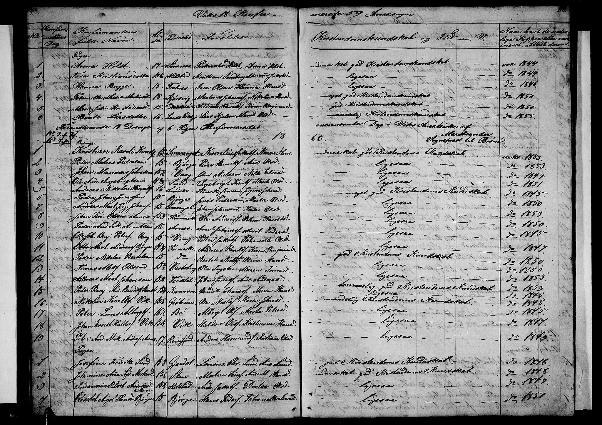Ministerialprotokoller, klokkerbøker og fødselsregistre - Nordland, SAT/A-1459/812/L0187: Parish register (copy) no. 812C05, 1850-1883, p. 110