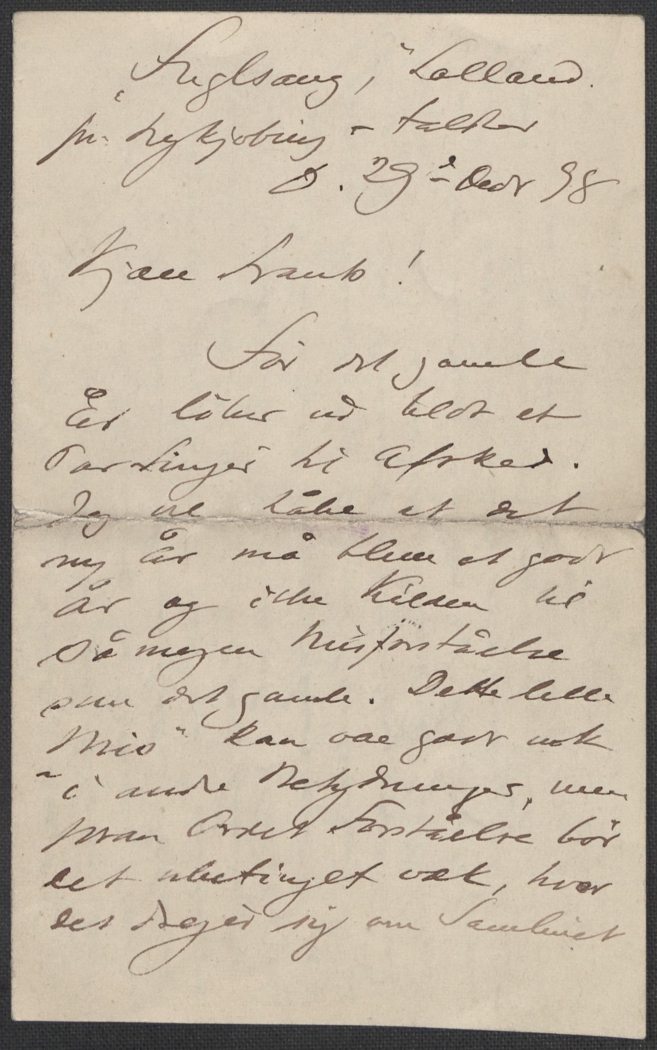 Beyer, Frants, AV/RA-PA-0132/F/L0001: Brev fra Edvard Grieg til Frantz Beyer og "En del optegnelser som kan tjene til kommentar til brevene" av Marie Beyer, 1872-1907, p. 539