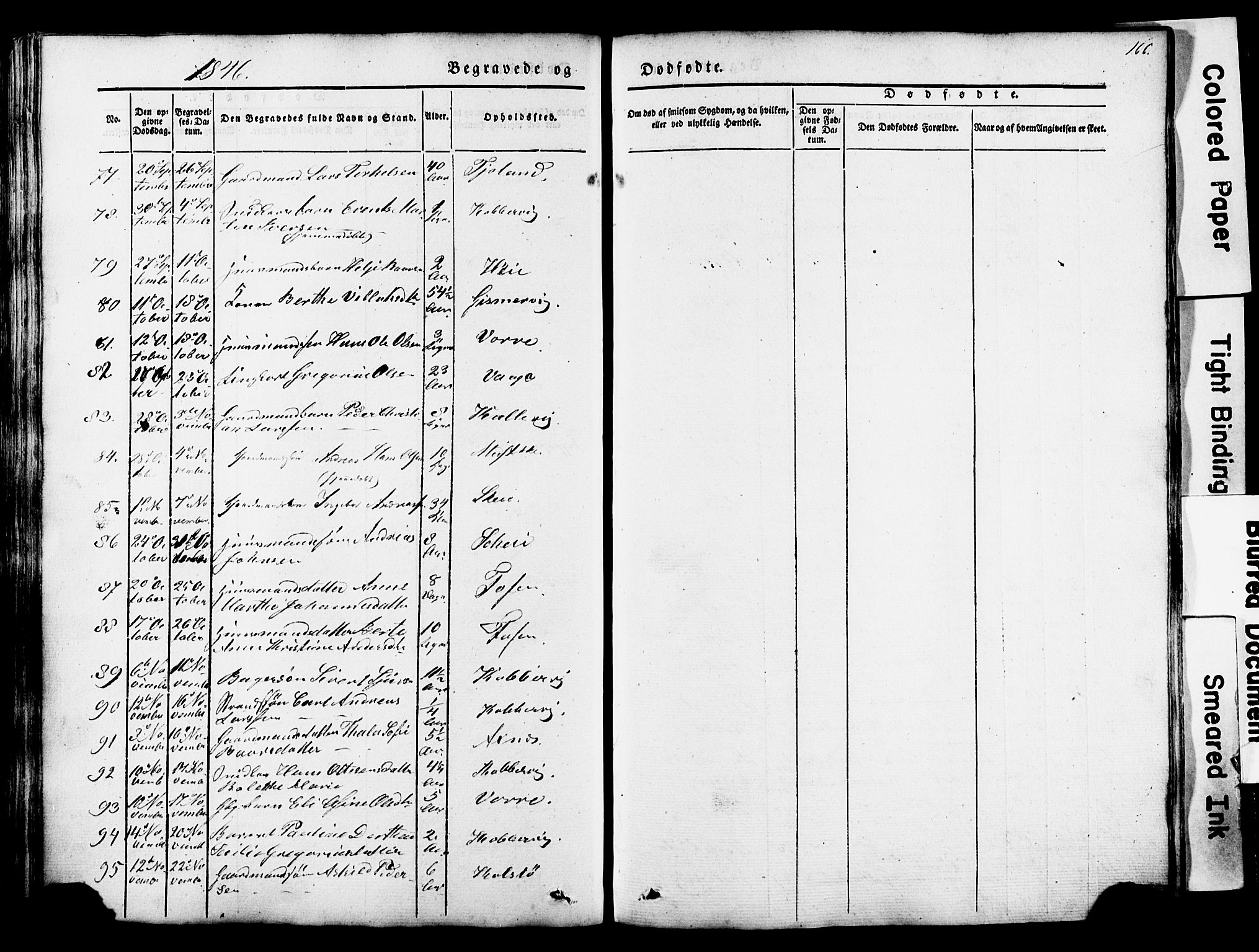 Avaldsnes sokneprestkontor, SAST/A -101851/H/Ha/Haa/L0007: Parish register (official) no. A 7, 1841-1853, p. 166