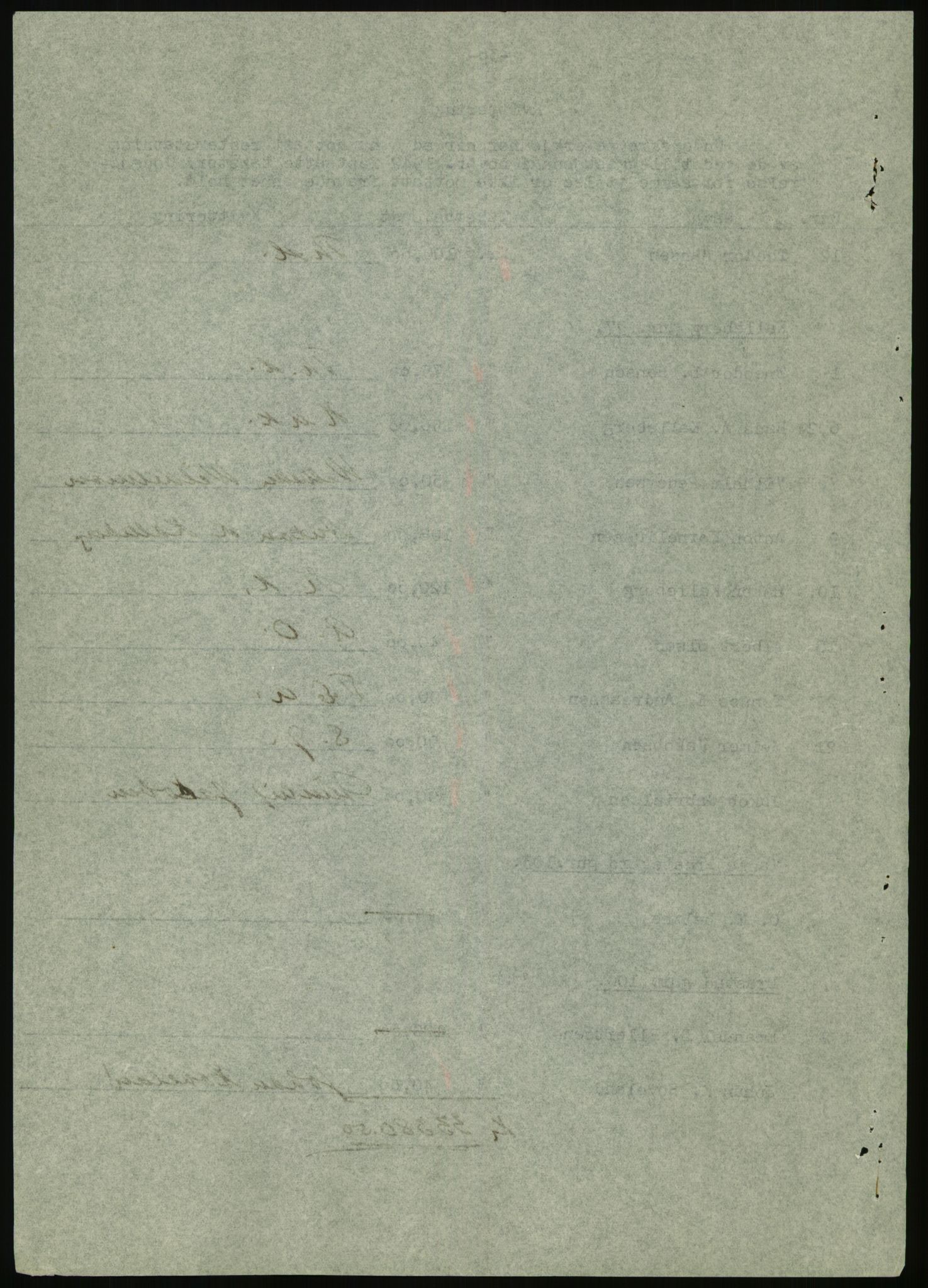 Forsvarsdepartementet, 10. kontor / Oppgjørskontoret, AV/RA-RAFA-1225/D/Db/L0180: Lista oppgjørskontor, 1942-1952, p. 1020