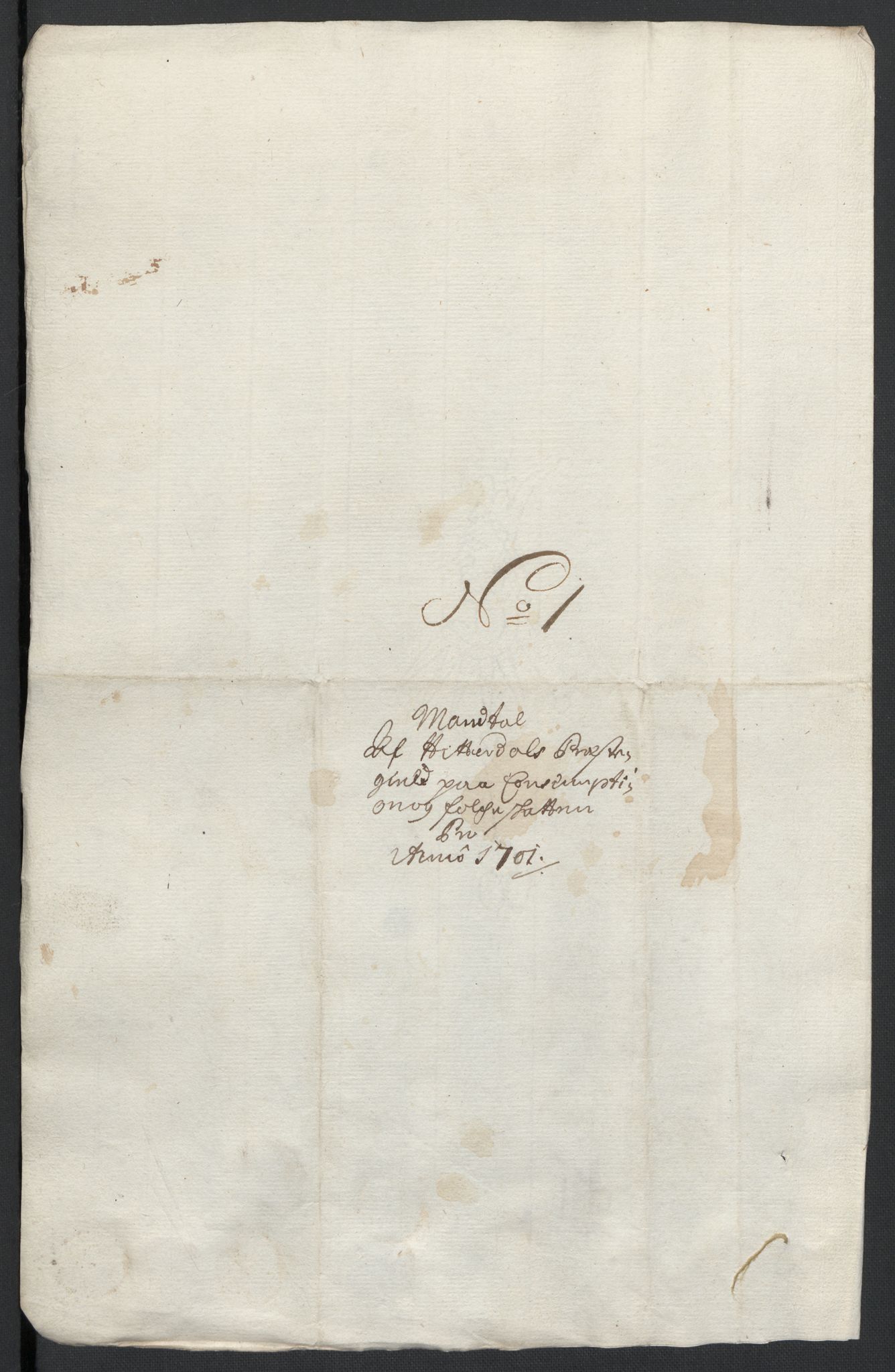 Rentekammeret inntil 1814, Reviderte regnskaper, Fogderegnskap, AV/RA-EA-4092/R36/L2105: Fogderegnskap Øvre og Nedre Telemark og Bamble, 1701, p. 117