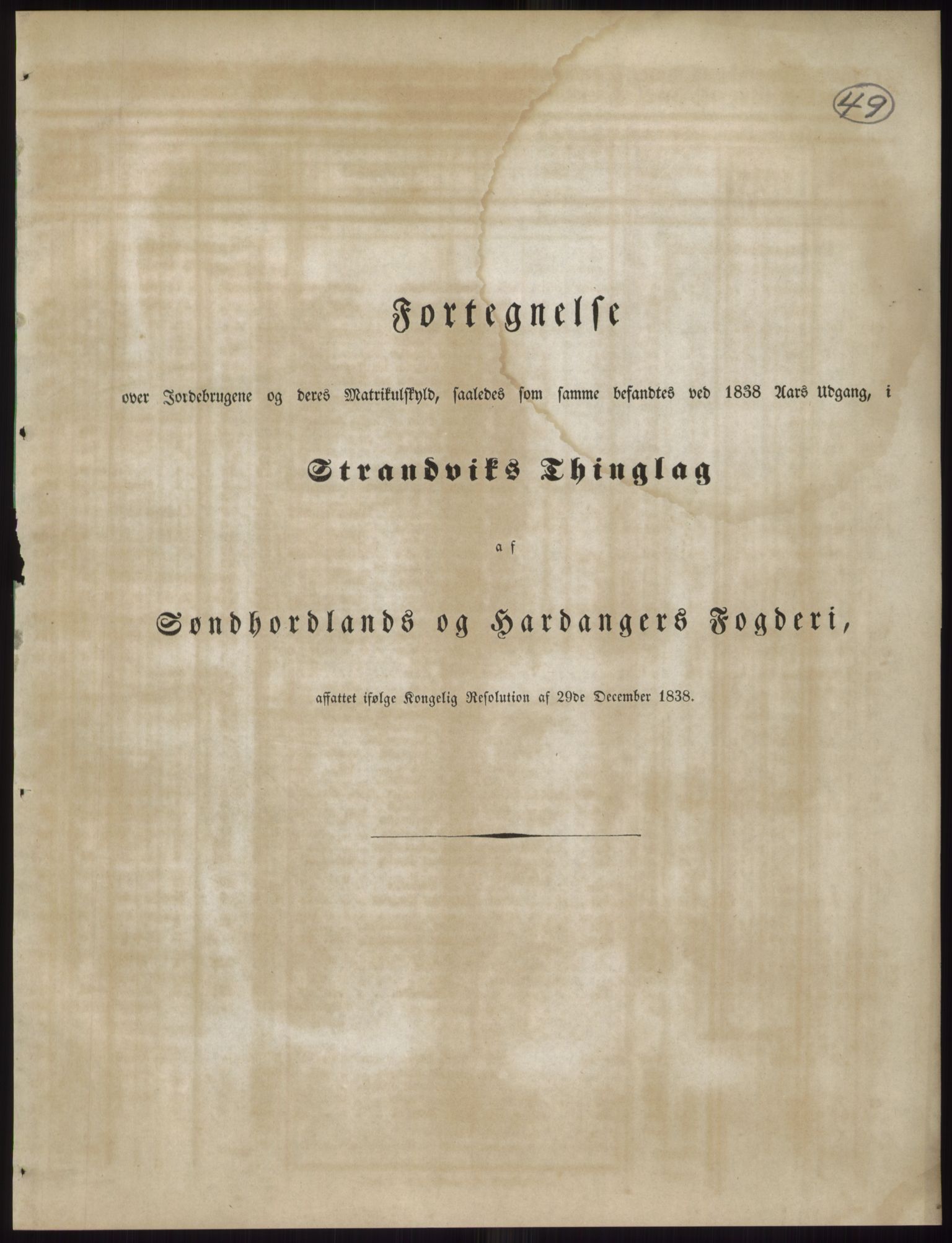 Andre publikasjoner, PUBL/PUBL-999/0002/0011: Bind 11 - Søndre Bergenhus amt: Sunnhordland og Hardanger fogderi, Stamhuset Rosendals gods og Lyse klosters gods, 1838, p. 84
