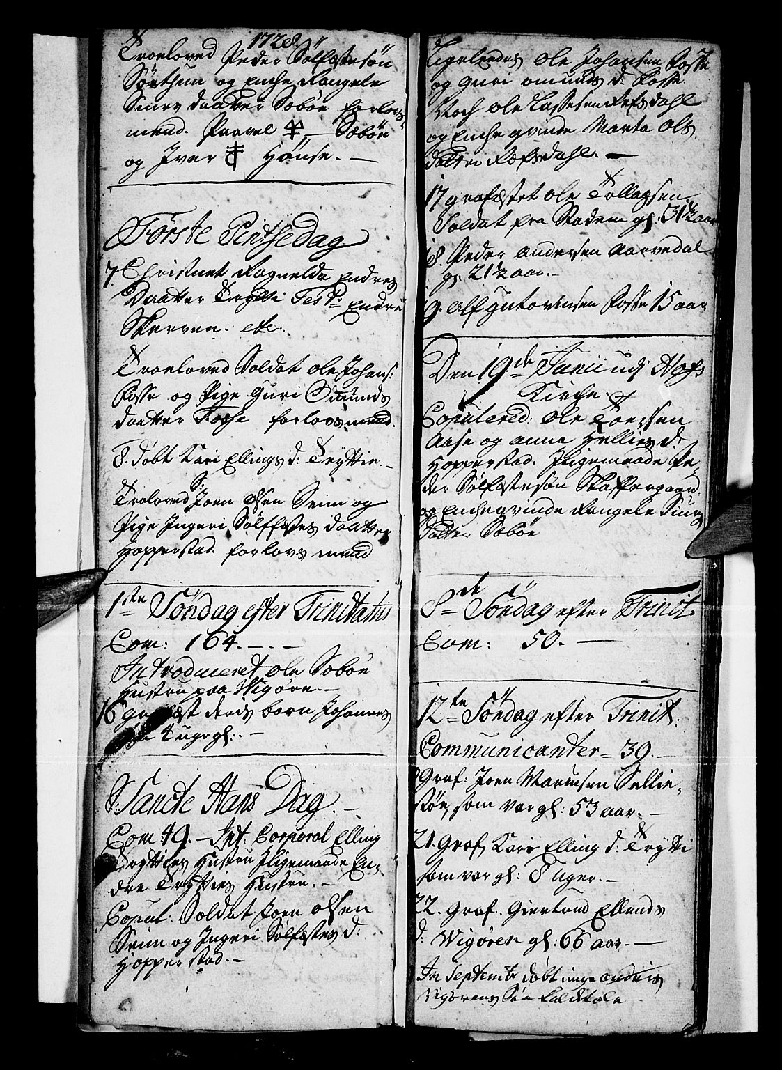 Vik sokneprestembete, AV/SAB-A-81501/H/Haa/Haaa/L0001: Parish register (official) no. A 1 / 1, 1727-1740, p. 7