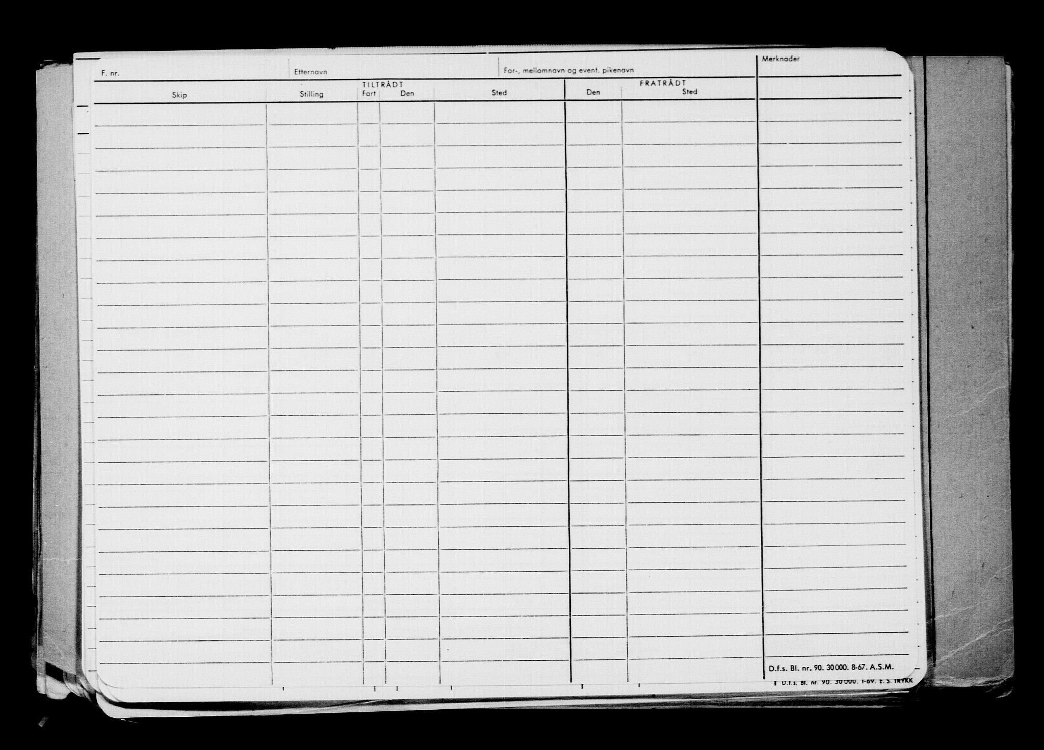 Direktoratet for sjømenn, RA/S-3545/G/Gb/L0169: Hovedkort, 1919, p. 396