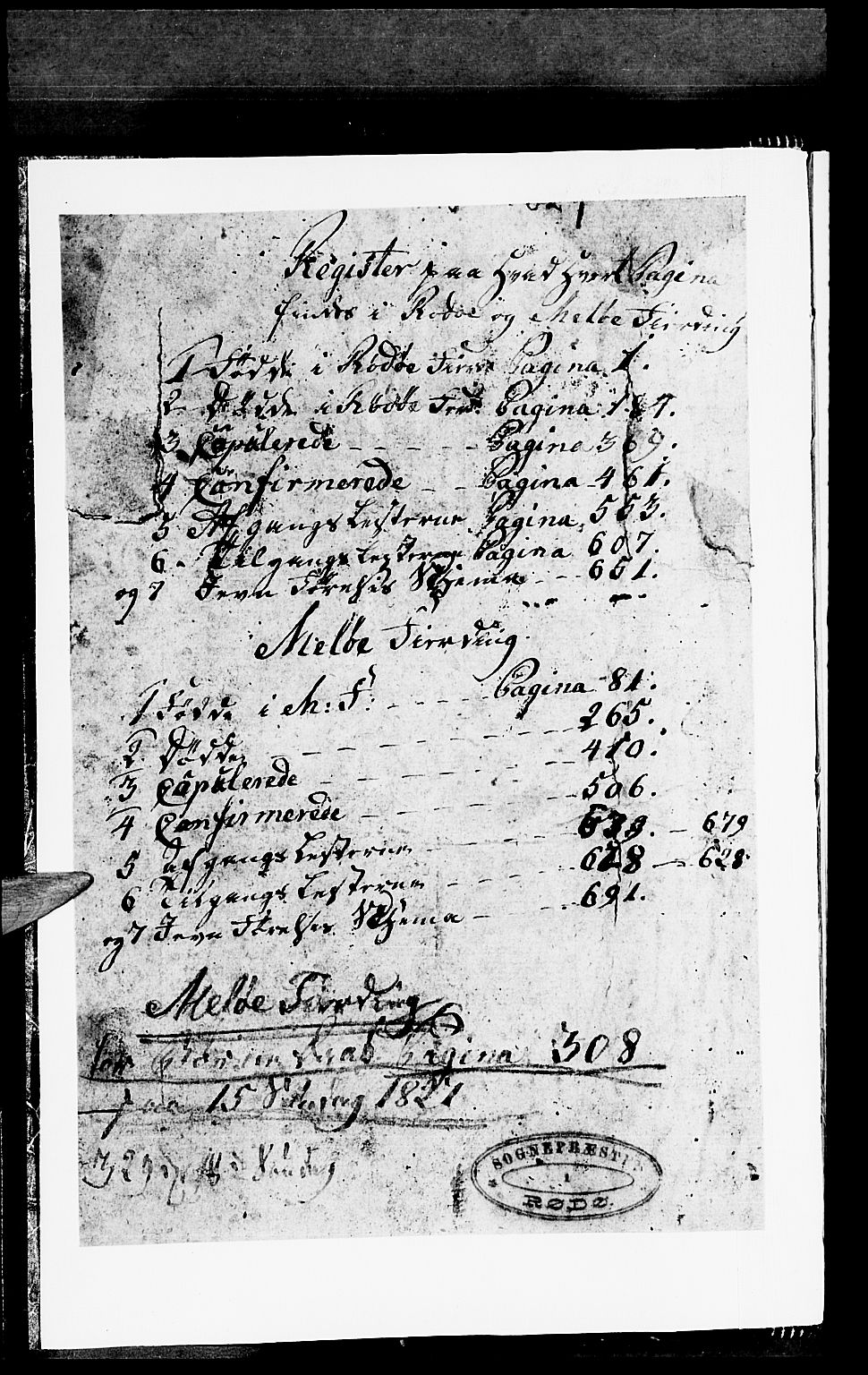 Ministerialprotokoller, klokkerbøker og fødselsregistre - Nordland, SAT/A-1459/841/L0617: Parish register (copy) no. 841C01 /2, 1820-1830