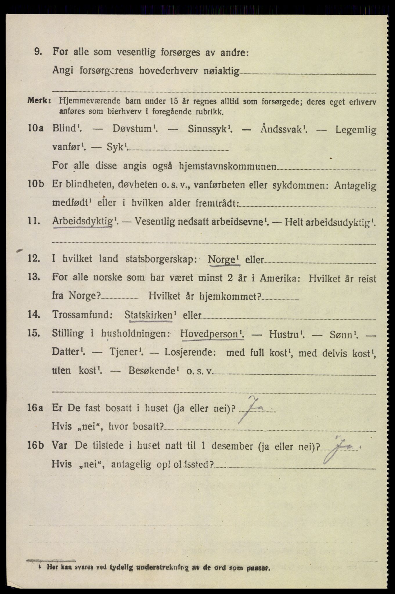 SAH, 1920 census for Elverum, 1920, p. 15835